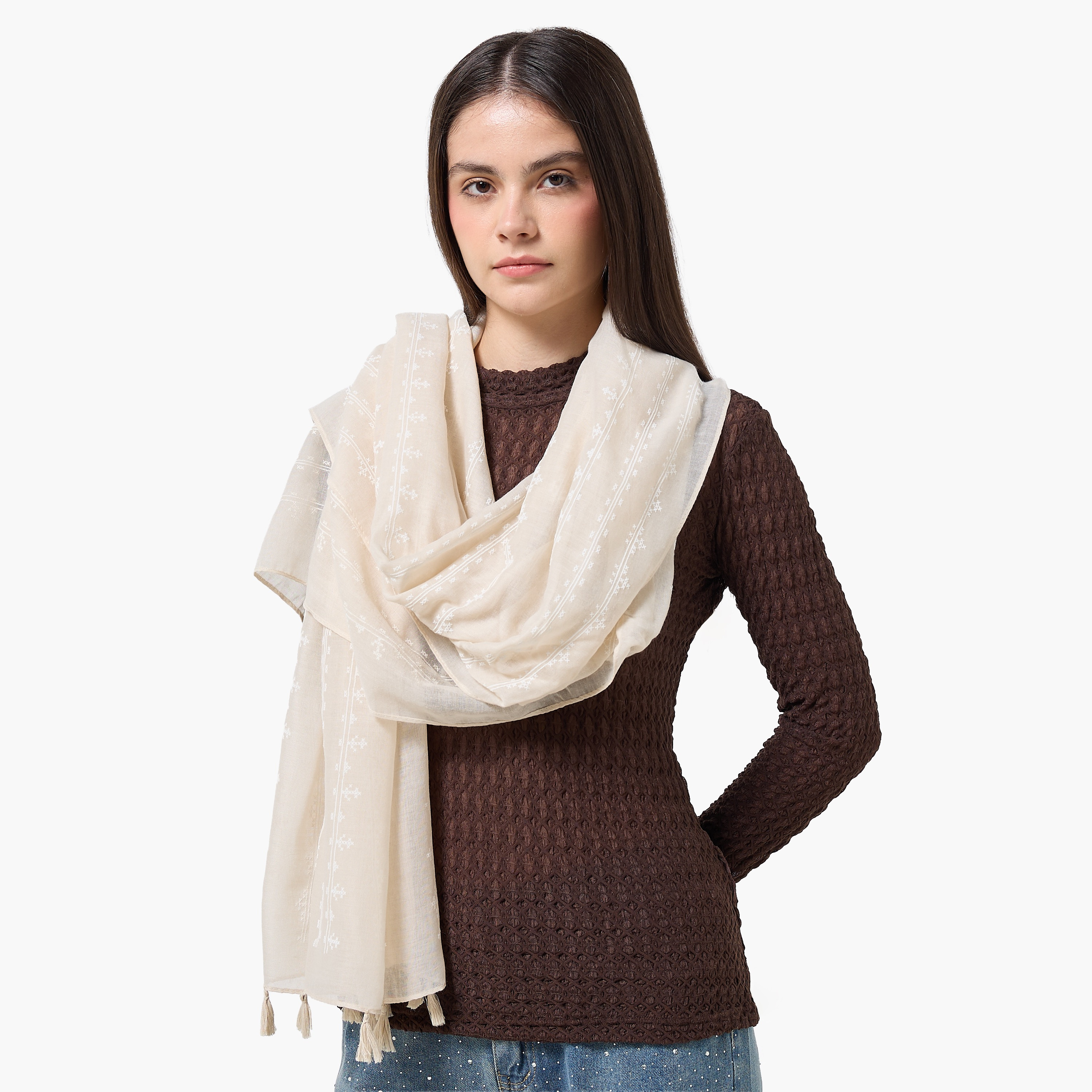 Printed Tassel Scarf-women-clothingaccessories-scarves-image-2