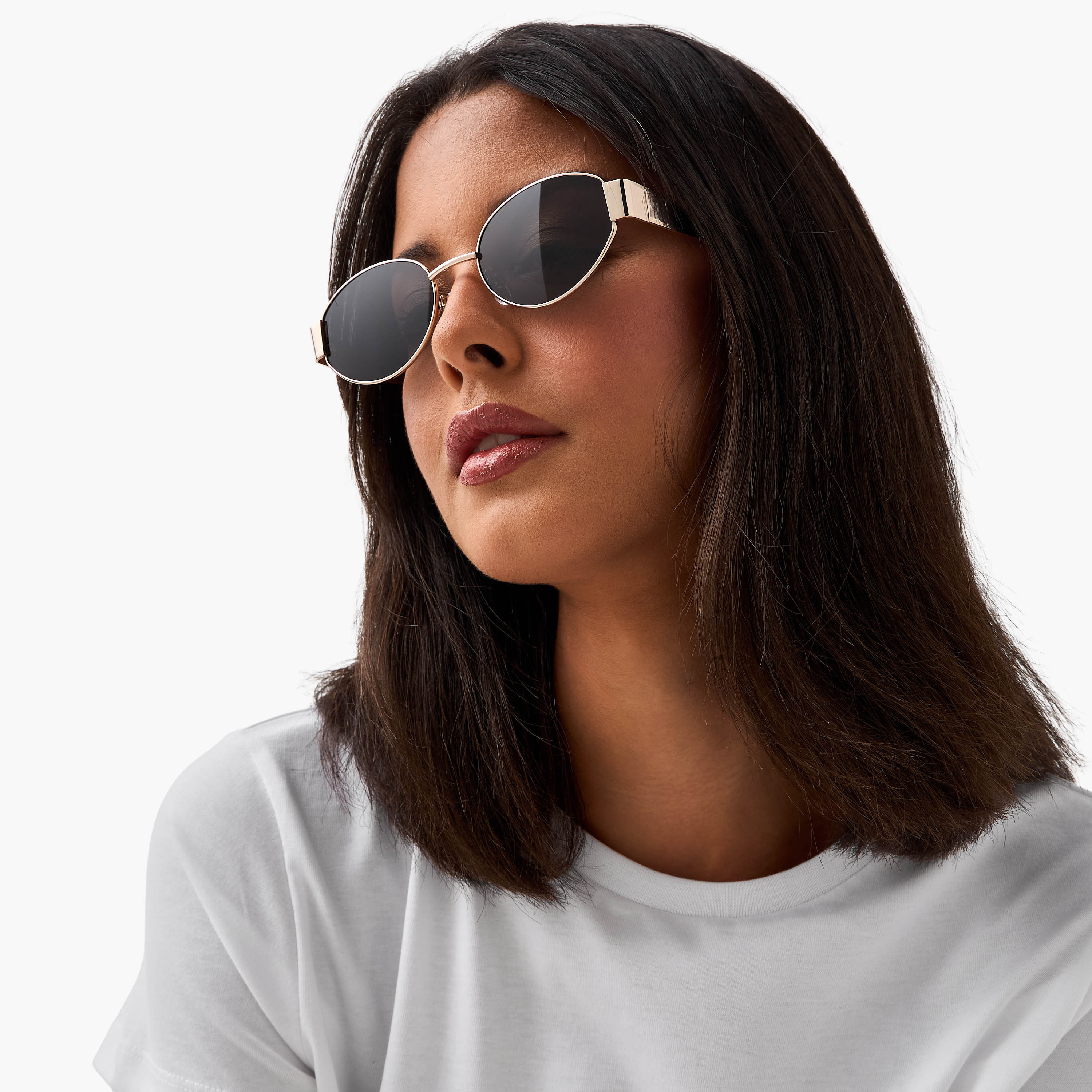 Sunglasses Oval UV Protection Grey Lens-women-sunglasses-image-6