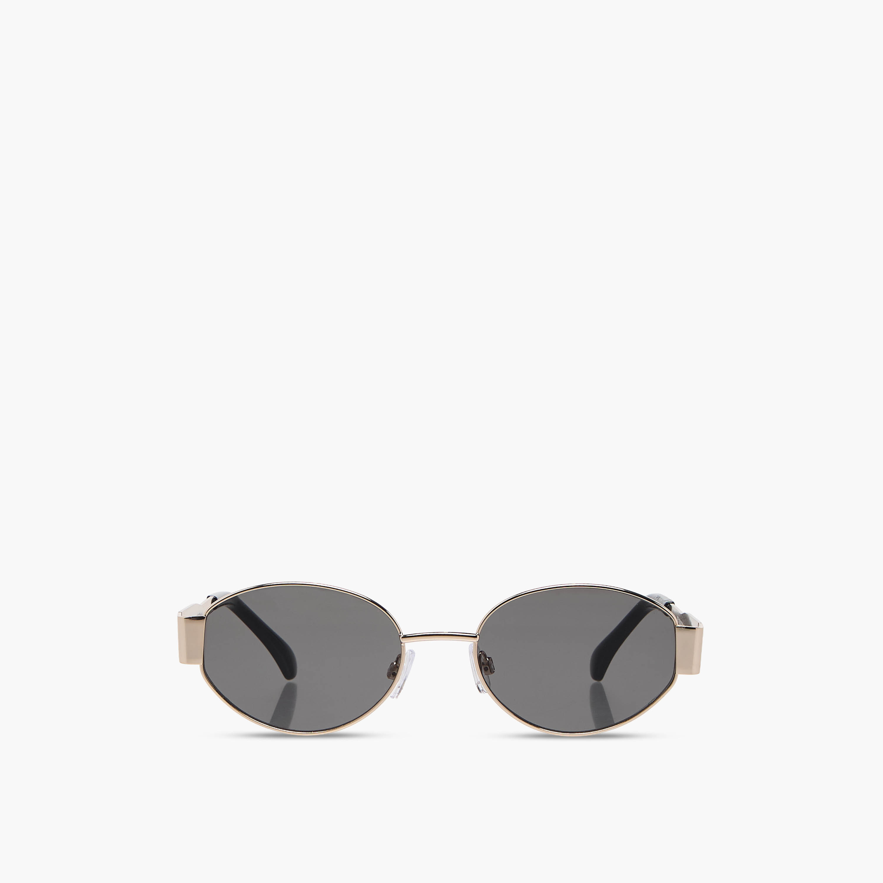 Sunglasses Oval UV Protection Grey Lens-women-sunglasses-image-1