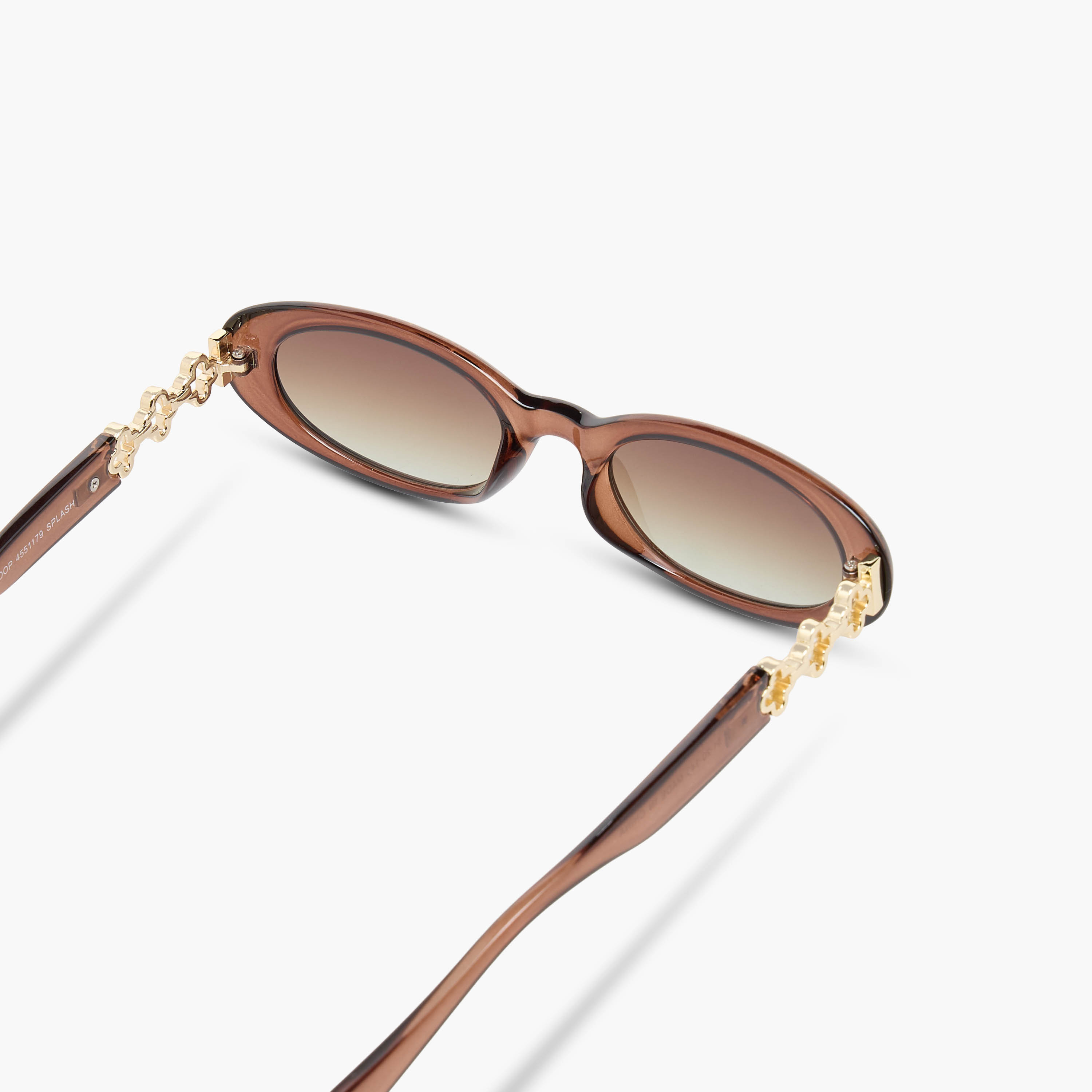 Sunglasses Oval UV Protection Brown Lens-women-sunglasses-image-5