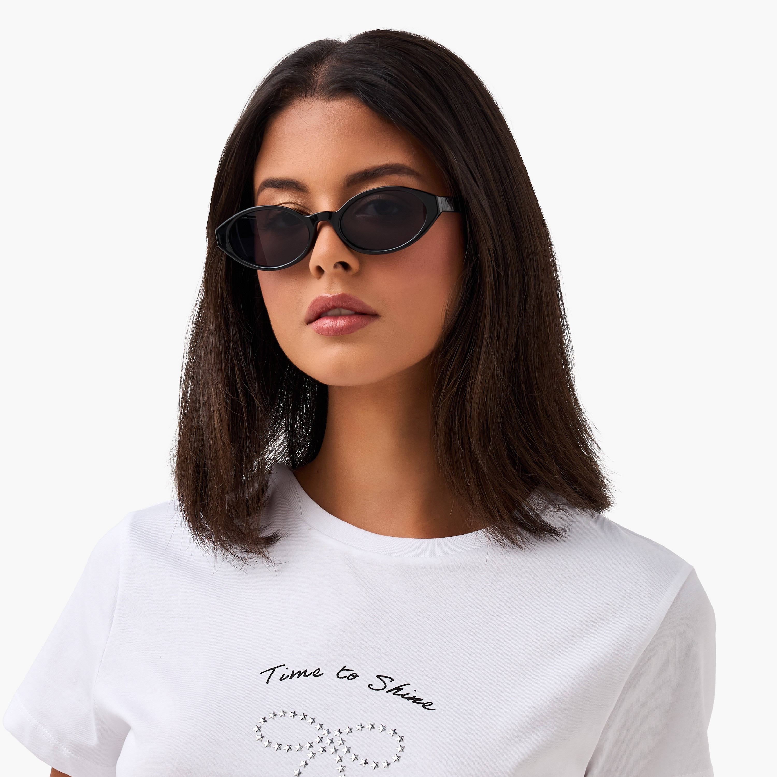 نظارة شمسية عين القطة بعدسات رمادية وحماية من الأشعة فوق البنفسجية-women-sunglasses-image-2
