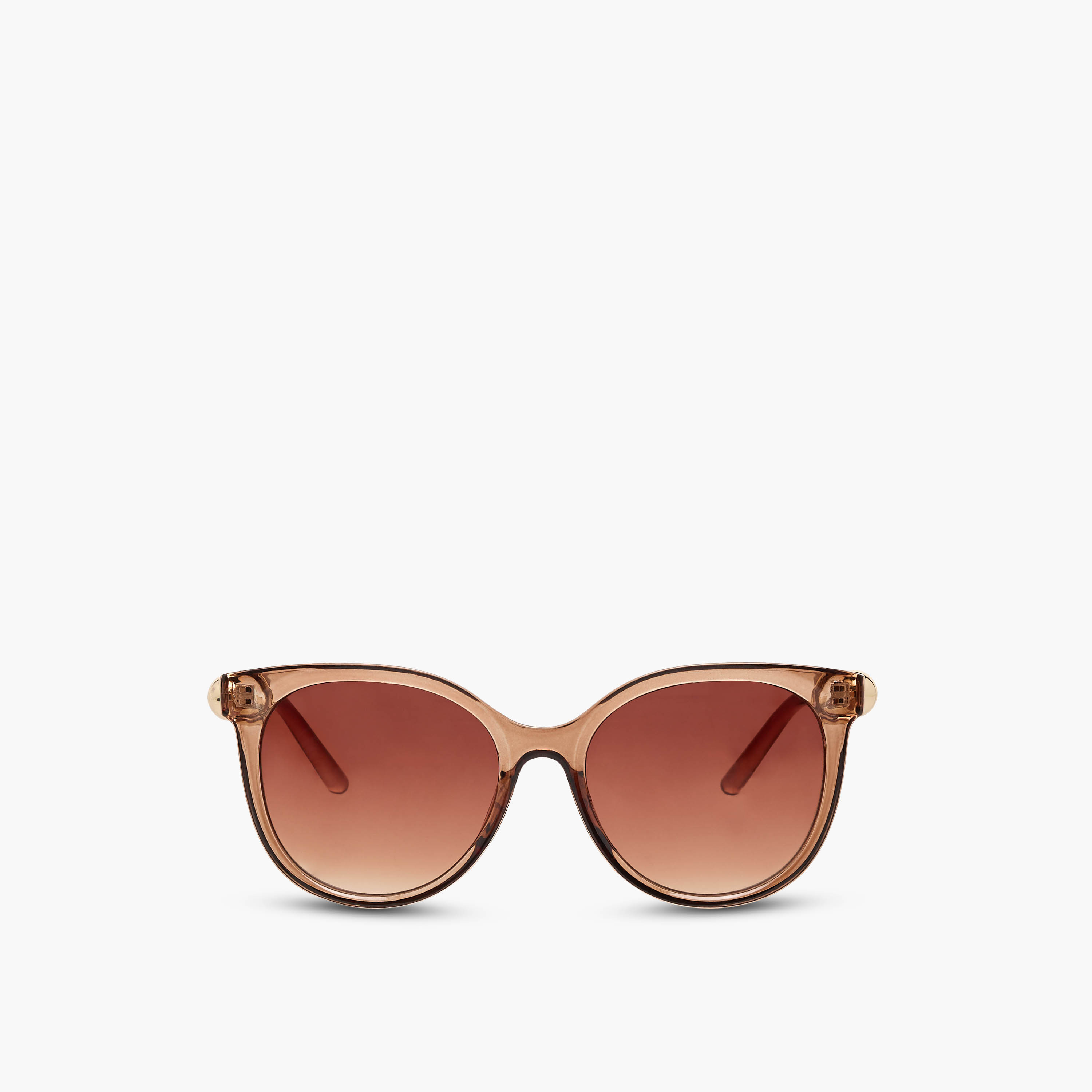 Sunglasses Round UV Protection Brown Lens-women-sunglasses-image-3