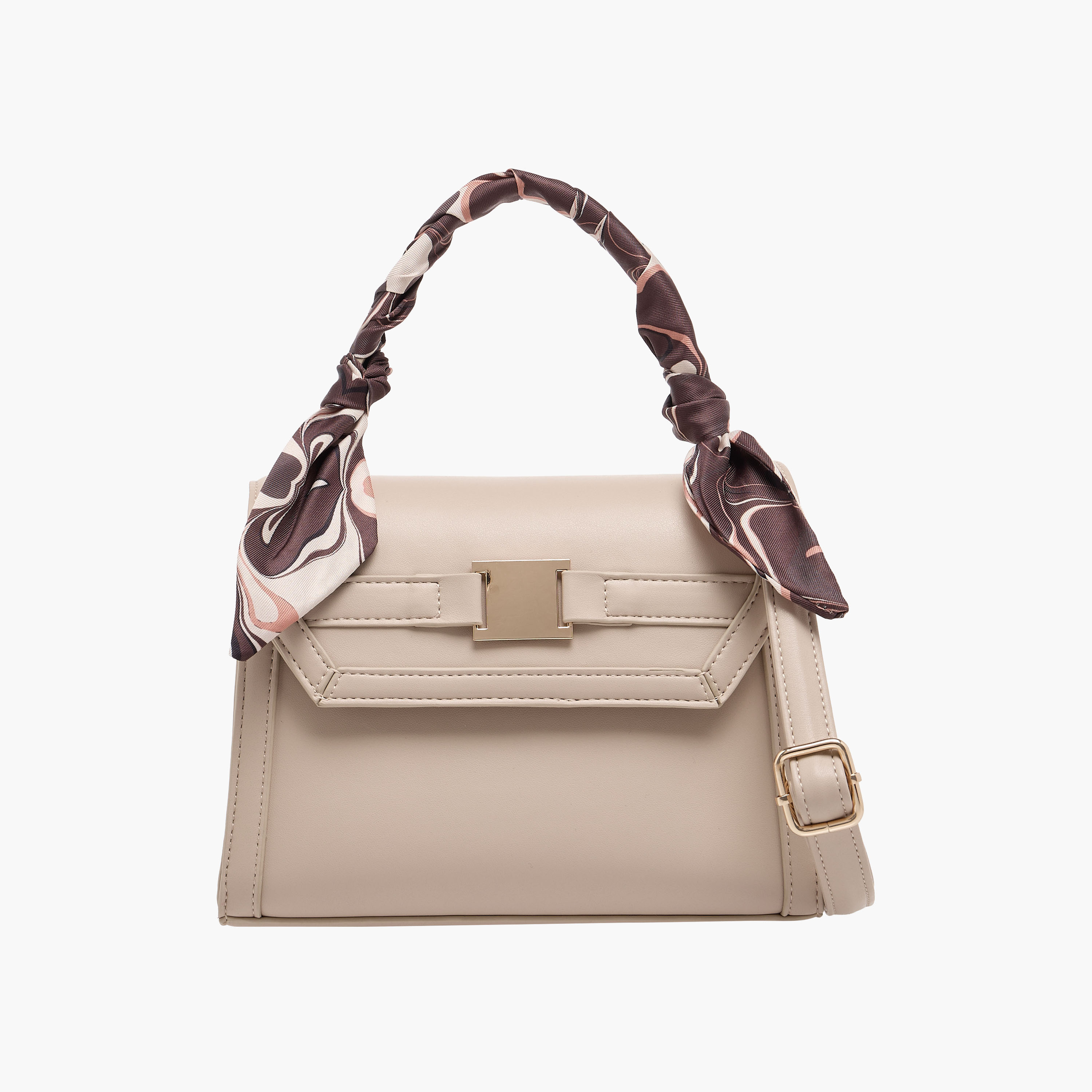 Mini Satchel Bag with Scarf-women-bagsandwallets-handbags-image-1