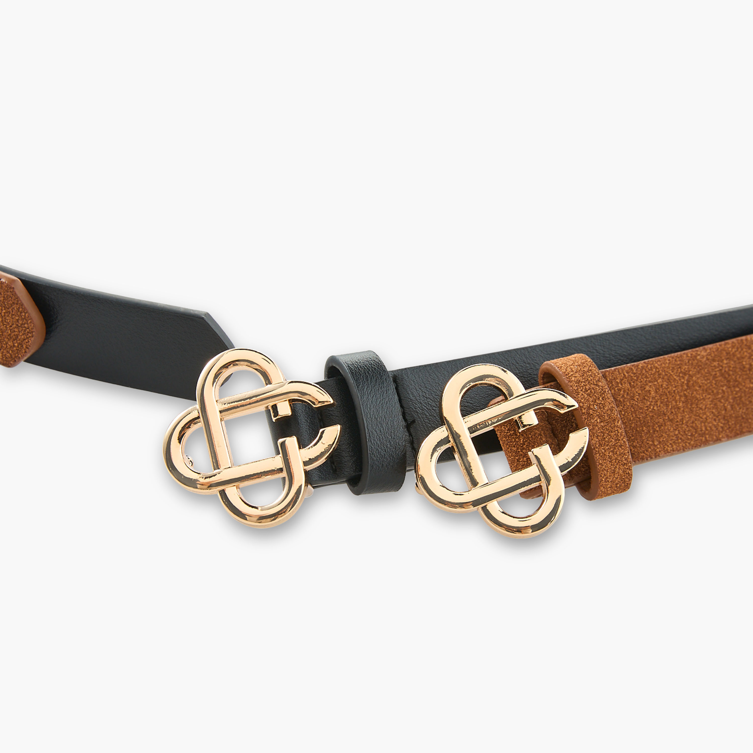 Set of 2 - Belt with Clover Buckle-women-clothingaccessories-belts-image-8