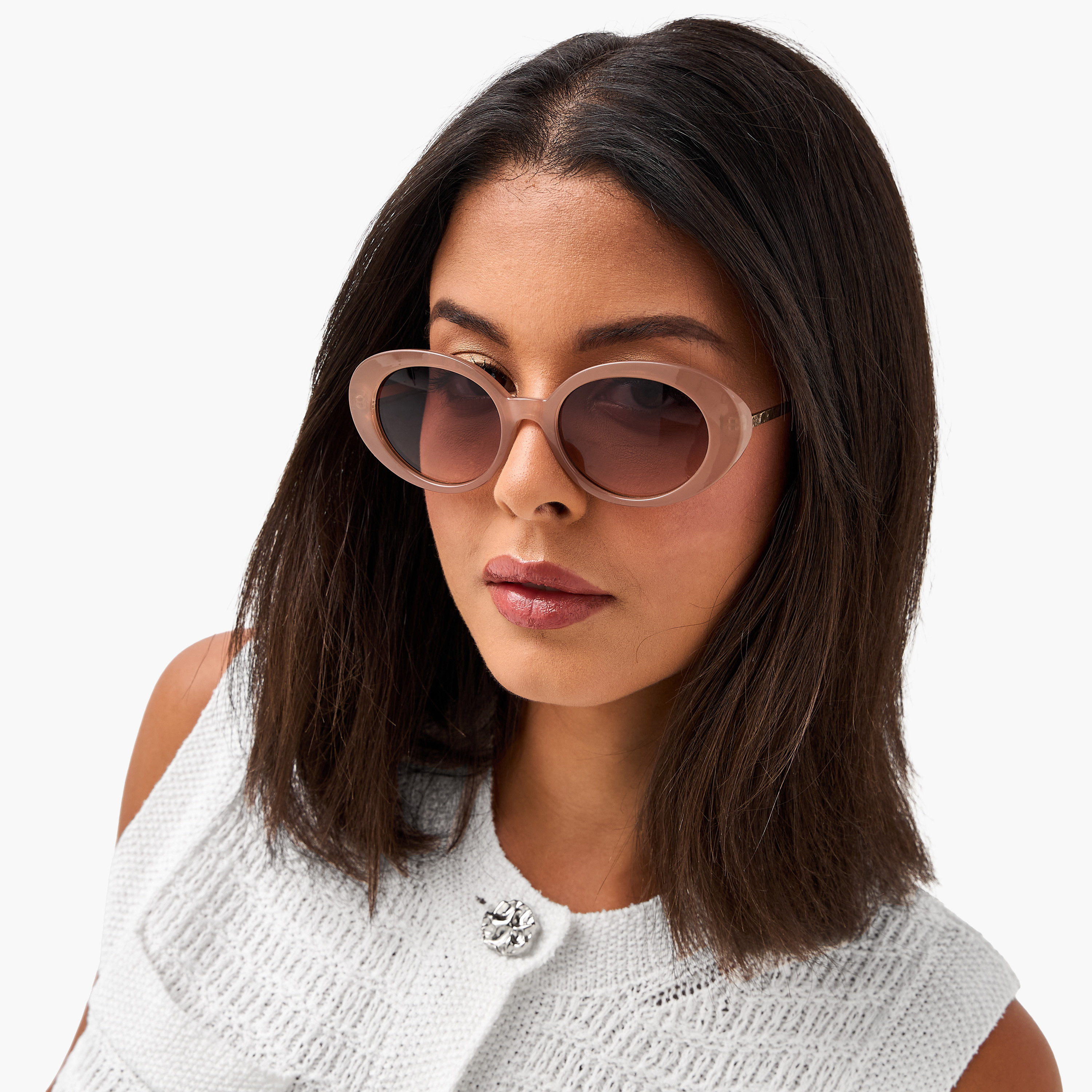 نظارة شمسية بيضاوية فاخرة بعدسات بيج وحماية من الأشعة فوق البنفسجية-women-sunglasses-image-2
