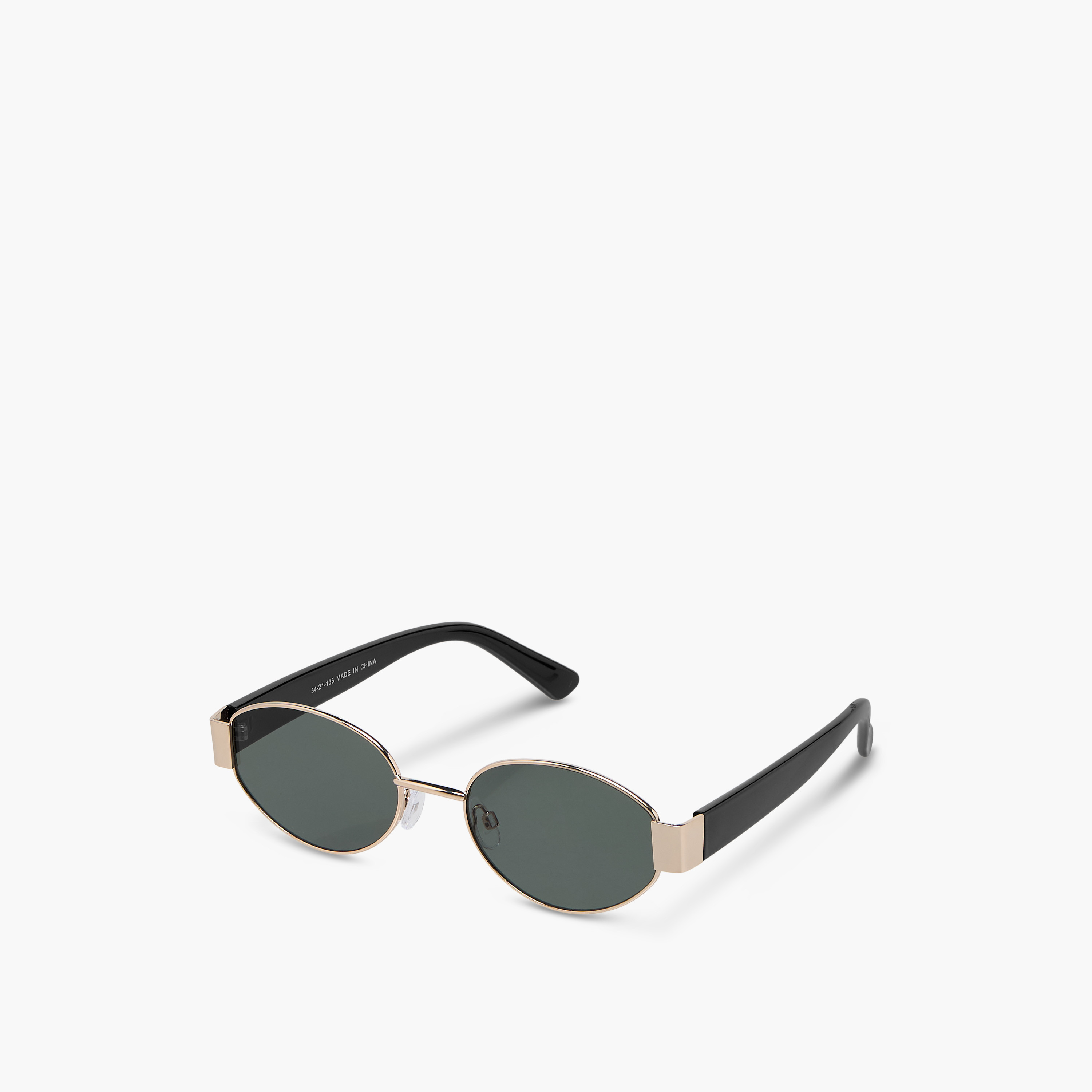 نظارة شمسية بيضاوية بعدسات سوداء واقية من أشعة الشمس فوق البنفسجية-women-sunglasses-image-1