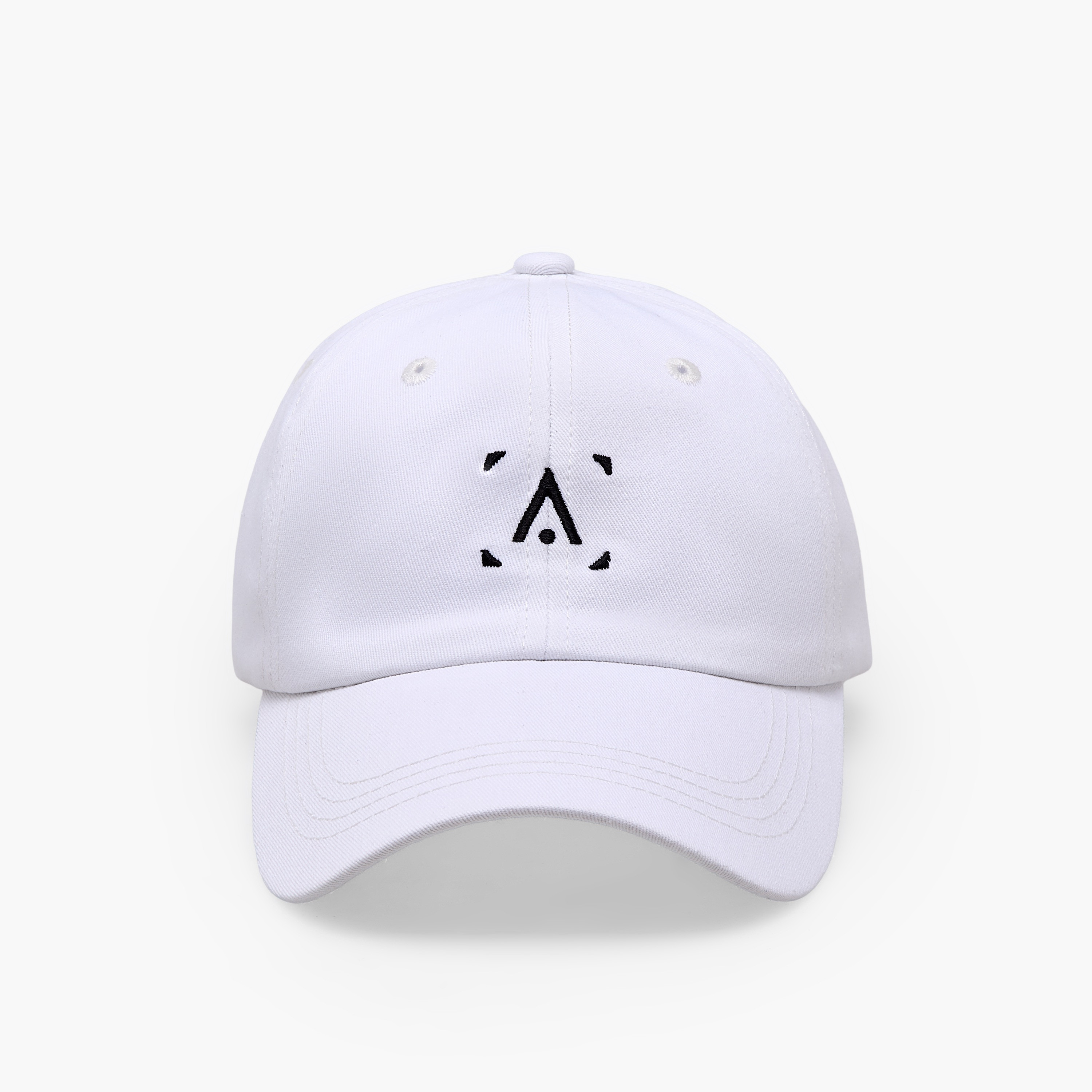 Embroidered Cap with Buckled Strap Closure-women-clothingaccessories-capsandhats-image-1