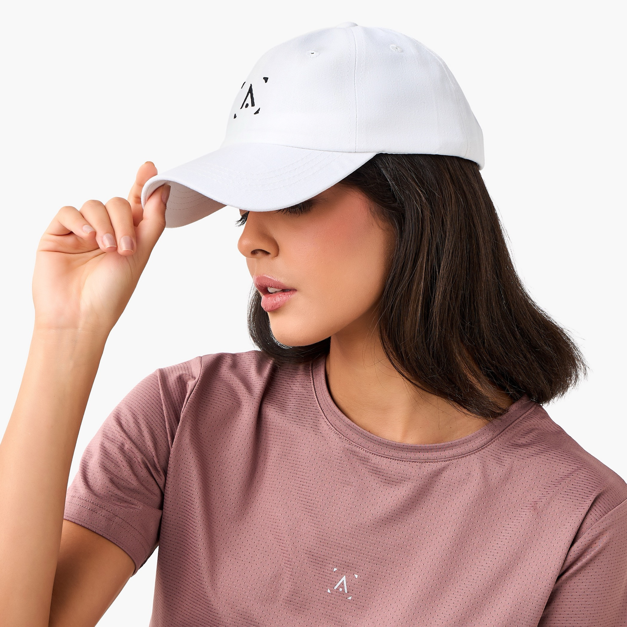 Embroidered Cap with Buckled Strap Closure-women-clothingaccessories-capsandhats-image-2