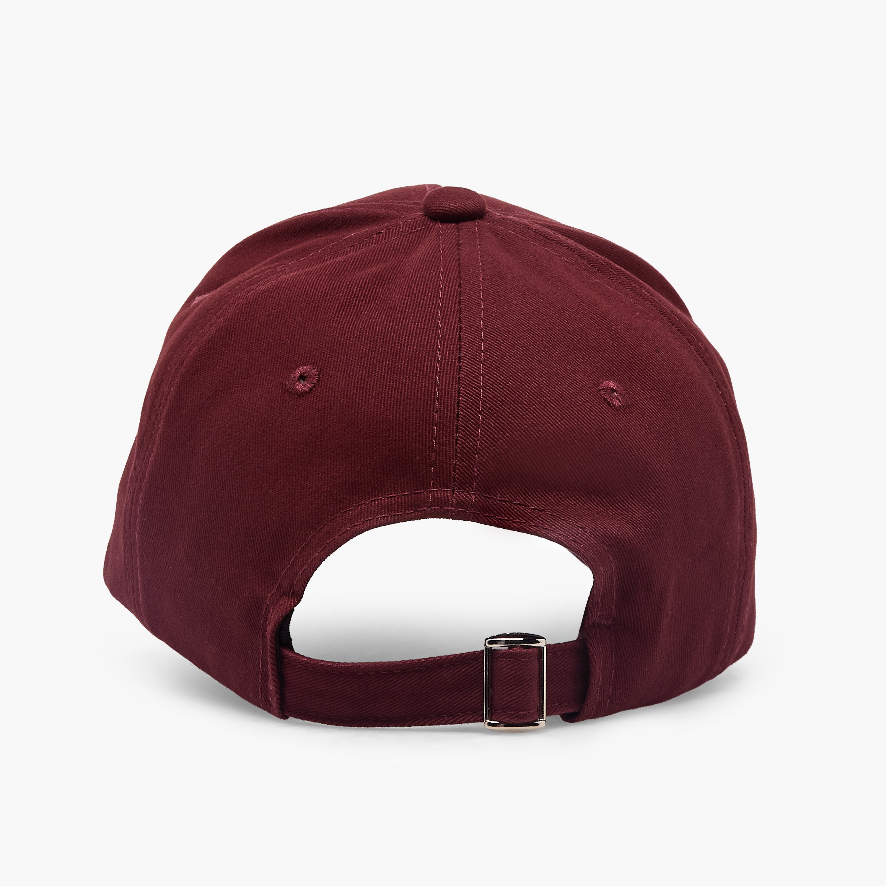 Slogan Embroidered Cap with Buckled Strap Closure-women-clothingaccessories-capsandhats-image-5
