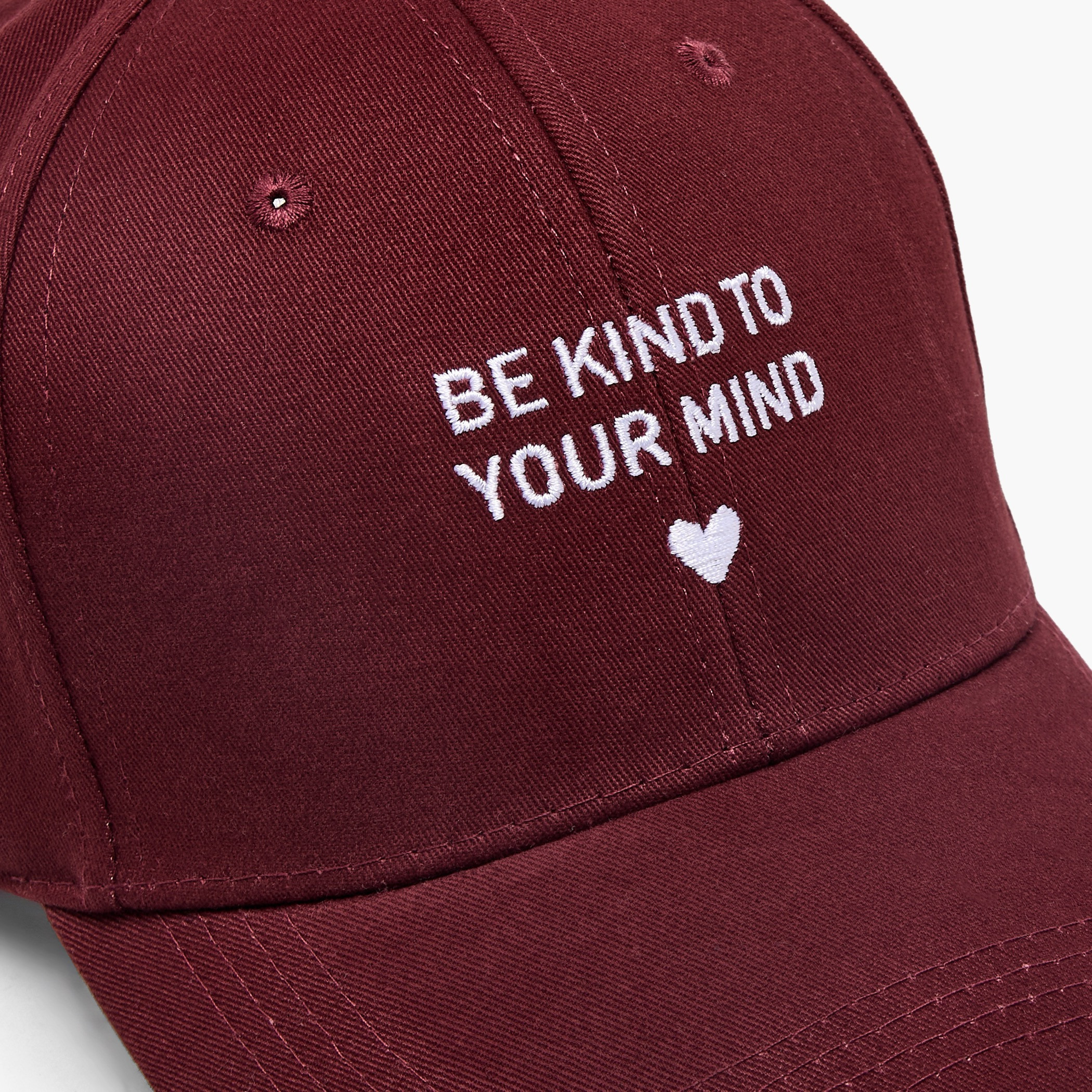 Slogan Embroidered Cap with Buckled Strap Closure-women-clothingaccessories-capsandhats-image-6