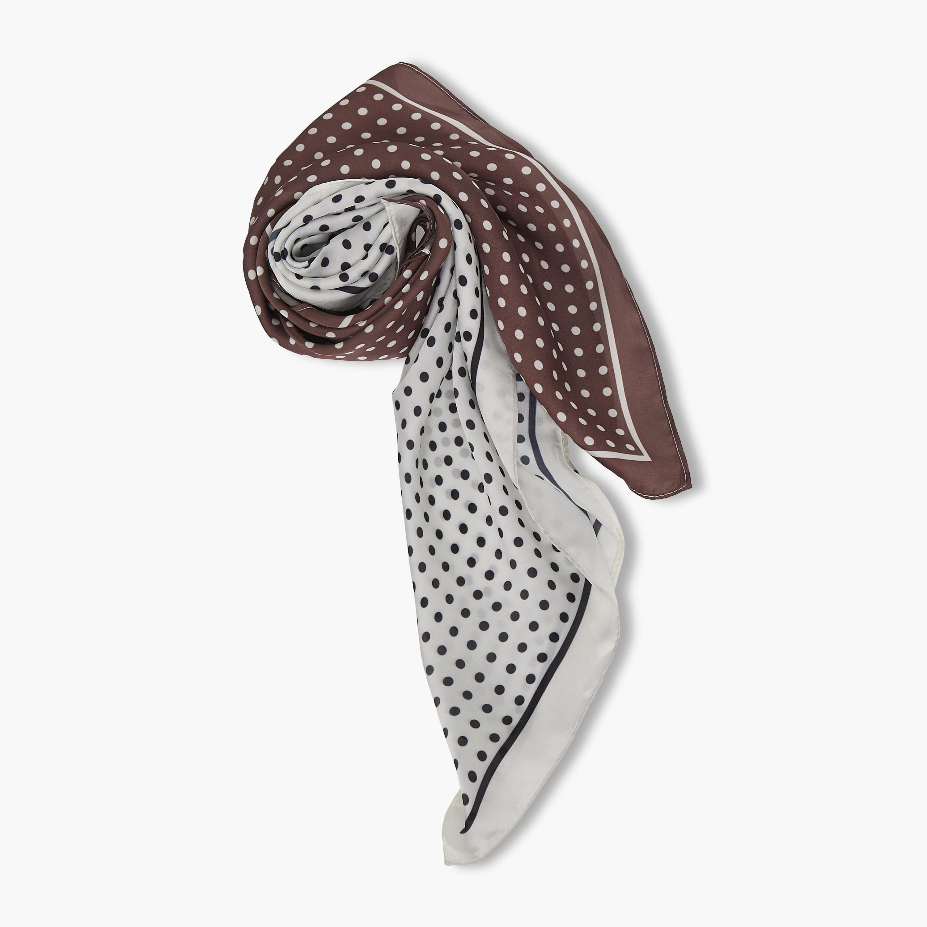 وشاح مربع ساتان بنقشة نقاط-women-clothingaccessories-scarves-image-3