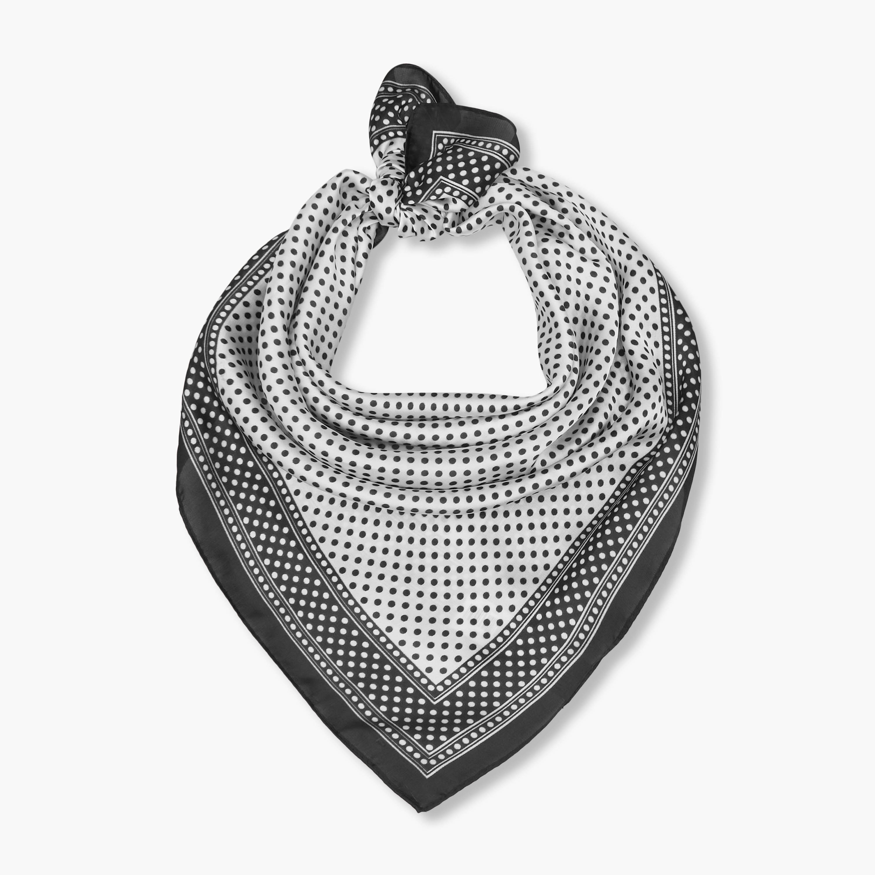 Scarf Square Satin Polka Dot Print-women-clothingaccessories-scarves-image-3