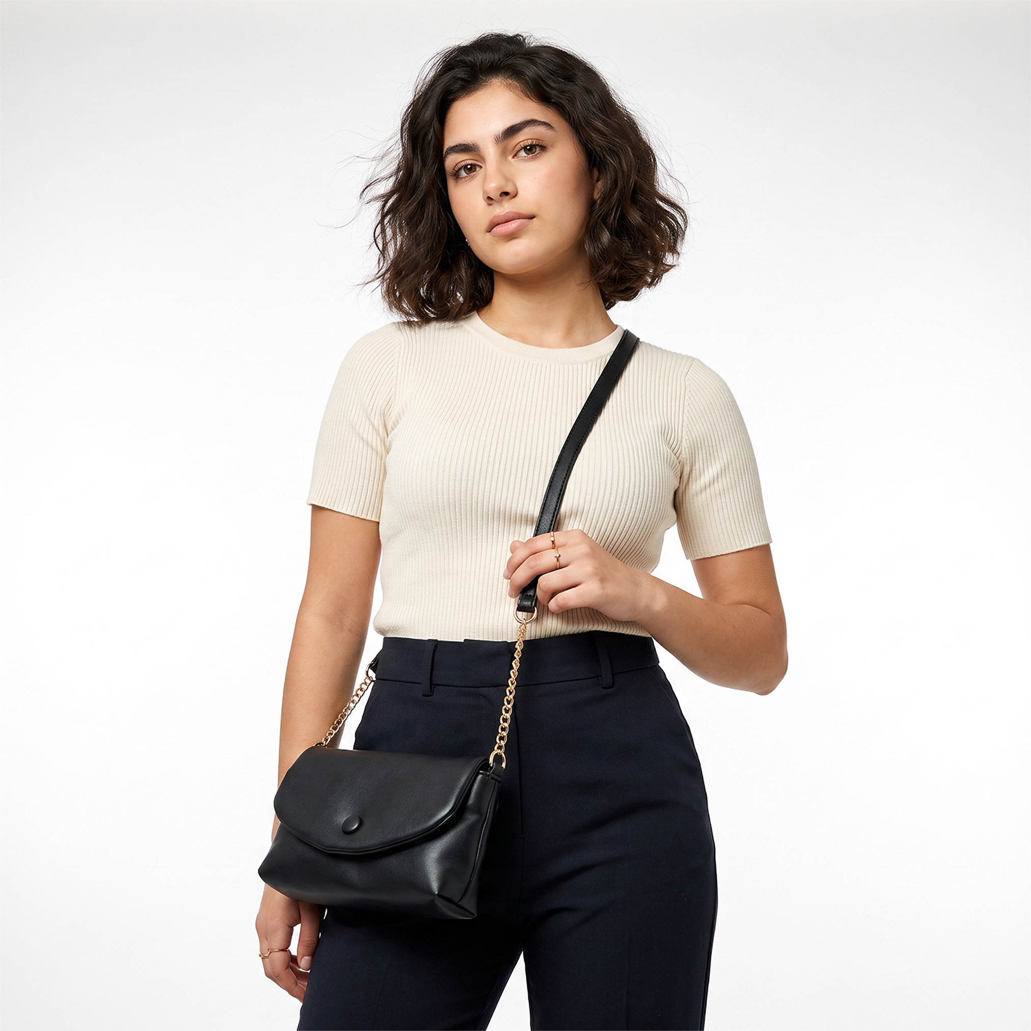 شنطة كروس بودي بارزة الملمس بحزام قابل للتعديل-women-bagsandwallets-handbags-image-2
