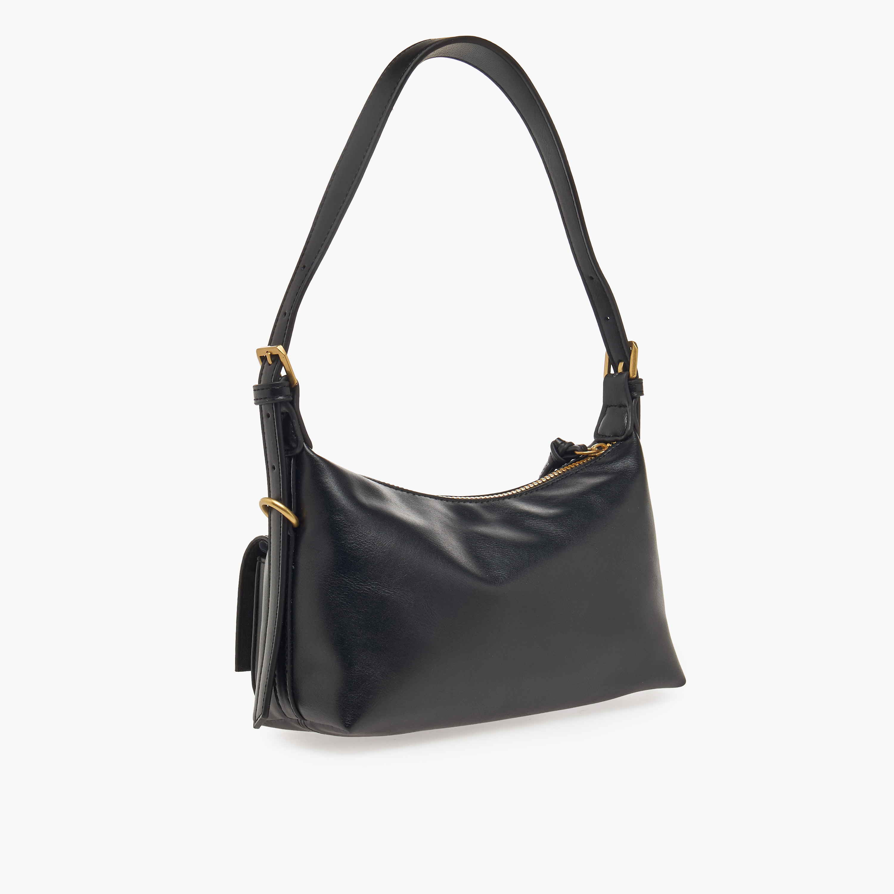 شنطة كتف بتفاصيل جيوب مع سحاب إغلاق-women-bagsandwallets-handbags-image-4