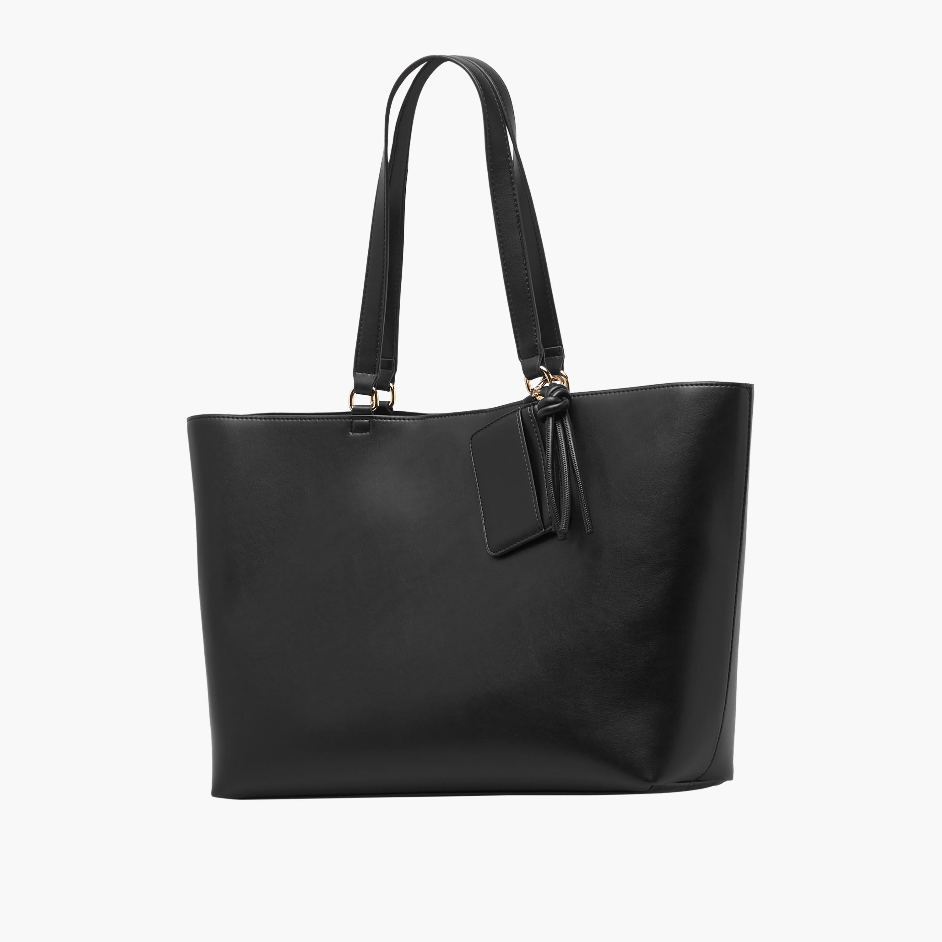 Tassel Detail Tote Bag with Button Closure-women-bagsandwallets-handbags-image-3