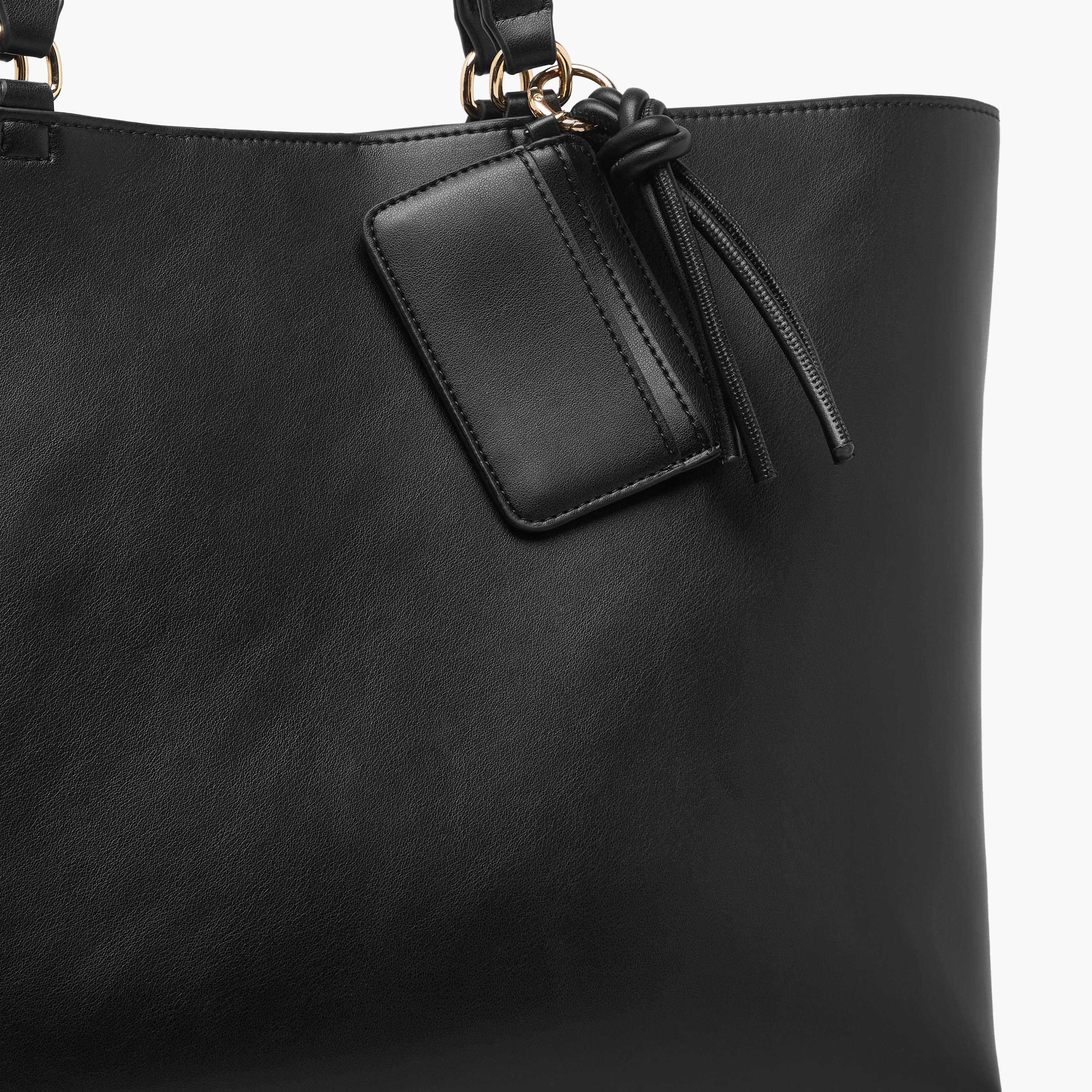 Tassel Detail Tote Bag with Button Closure-women-bagsandwallets-handbags-image-5