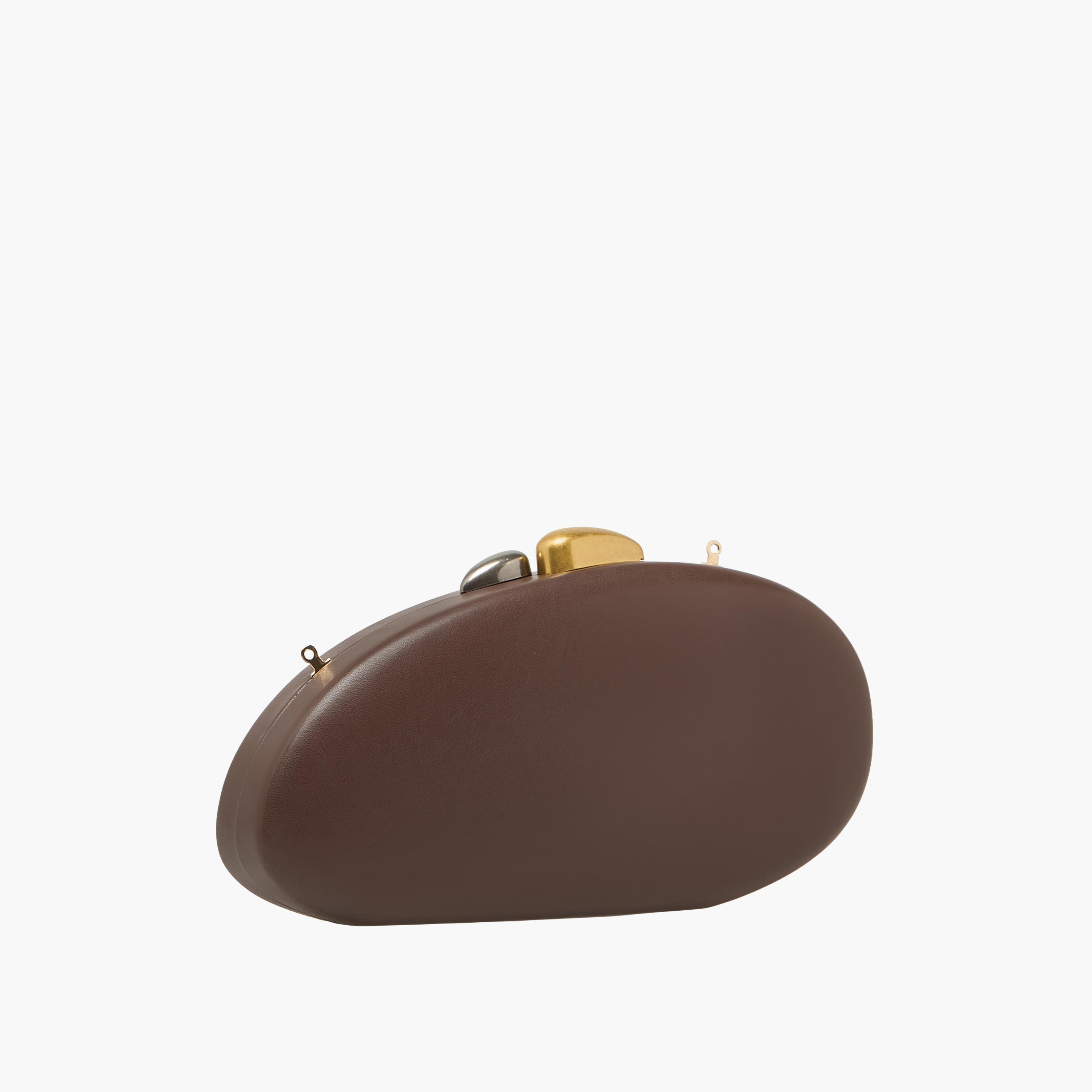 Oval Clutch with Chain Strap-women-bagsandwallets-handbags-image-4