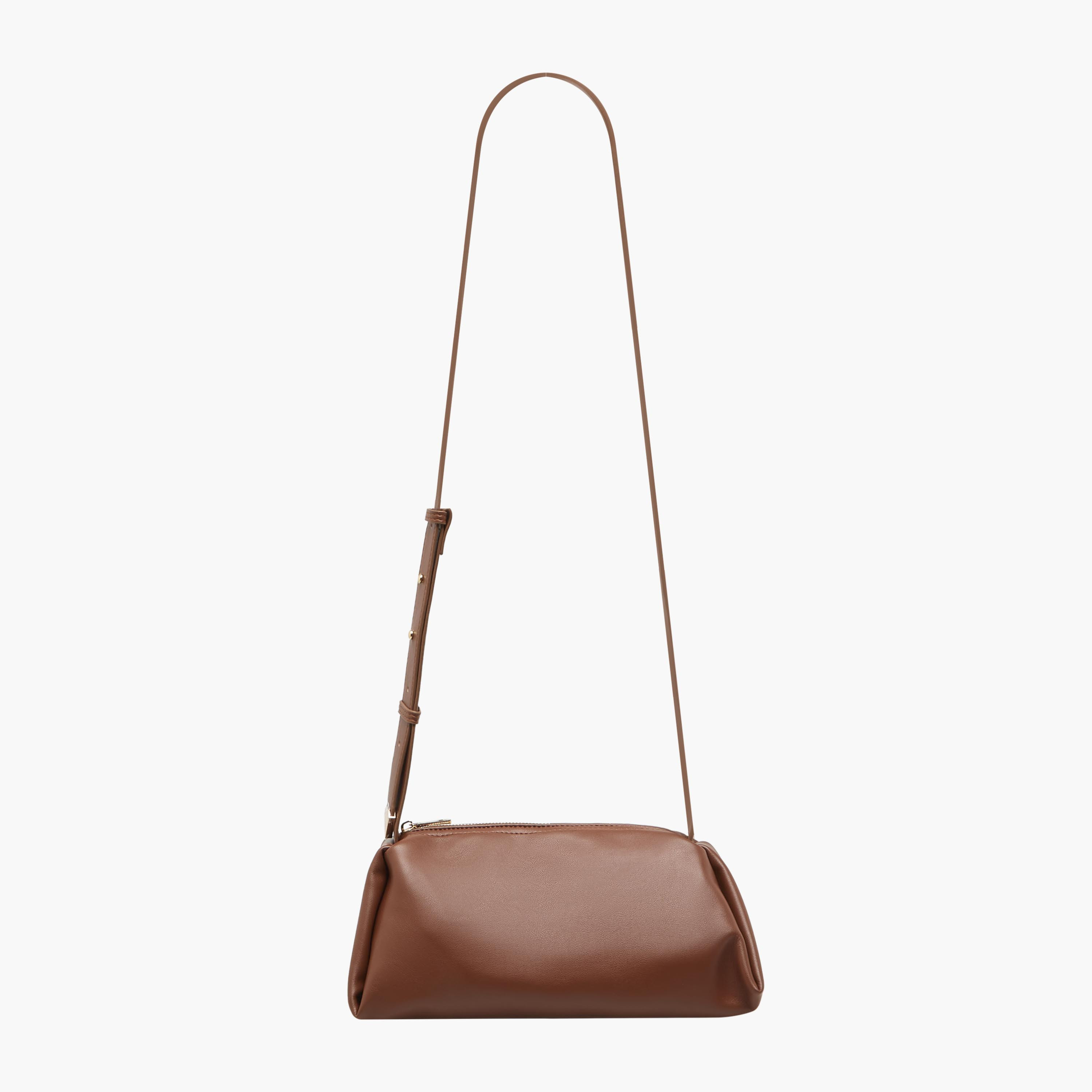 Ruched Crossbody Bag with Adjustable Strap-women-bagsandwallets-handbags-image-3
