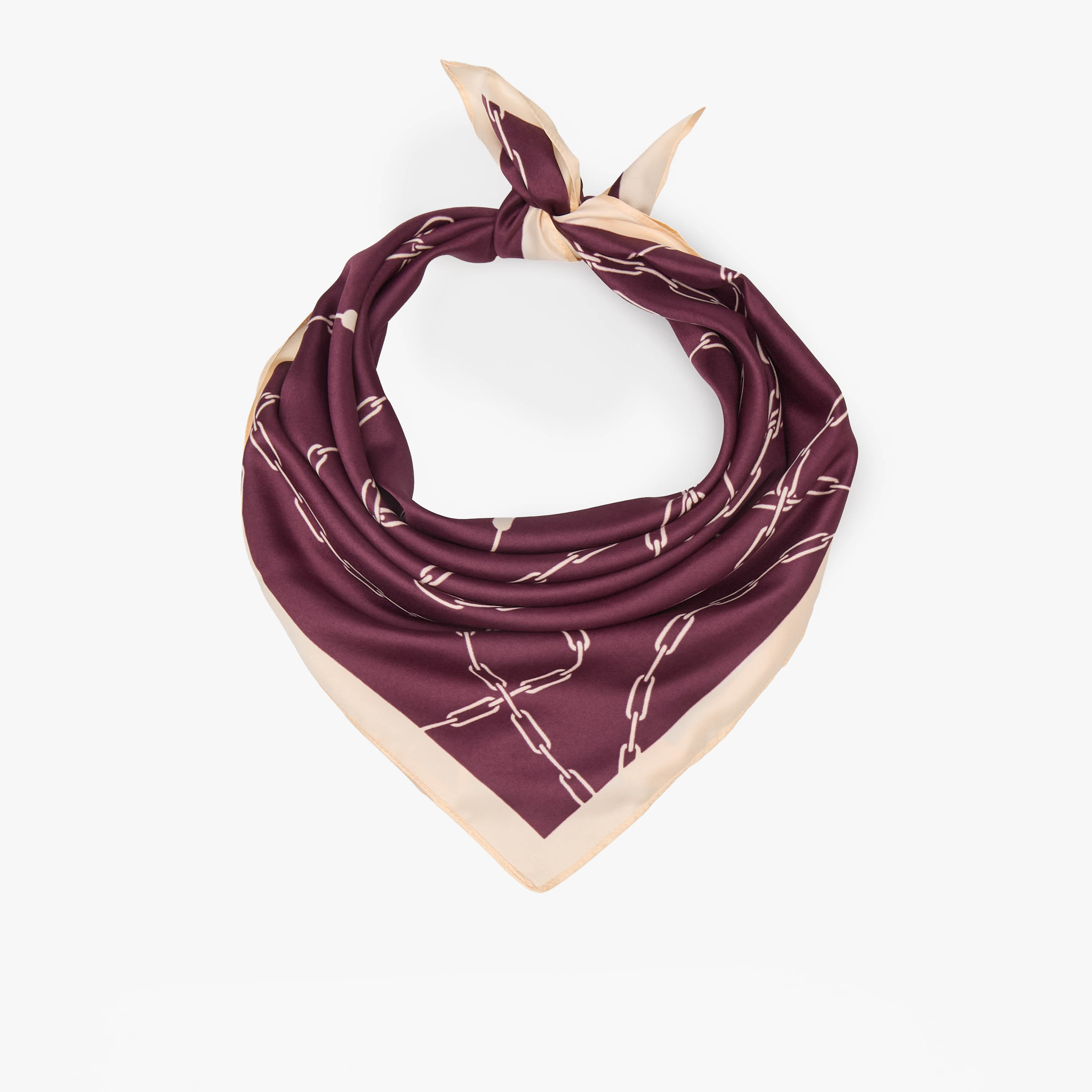 وشاح ساتان مربع بطبعات سلاسل-women-clothingaccessories-scarves-image-3