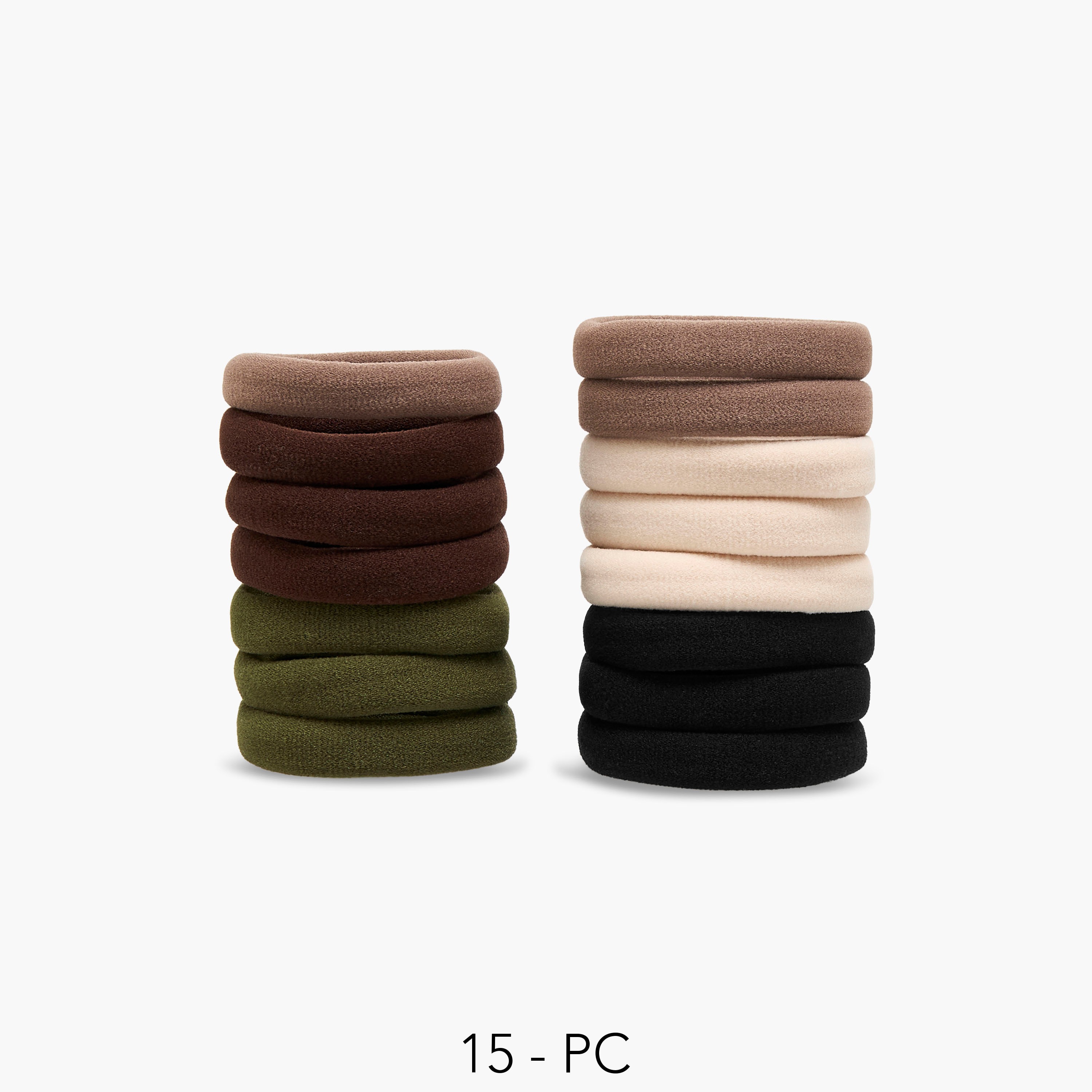 Gloo Pack of 15 Hair Tie-women-hairaccessories-scrunchies-image-1
