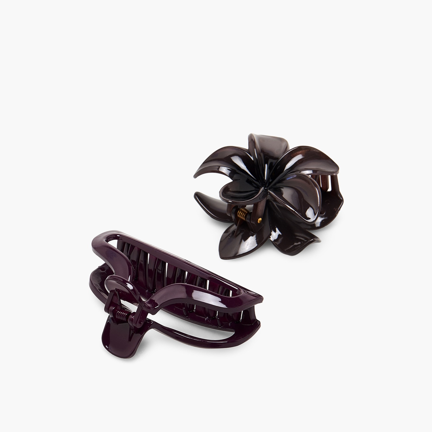 Gloo Pack of 2 Assorted Hair Clamp with Glossy Finish-women-hairaccessories-clamps-image-4