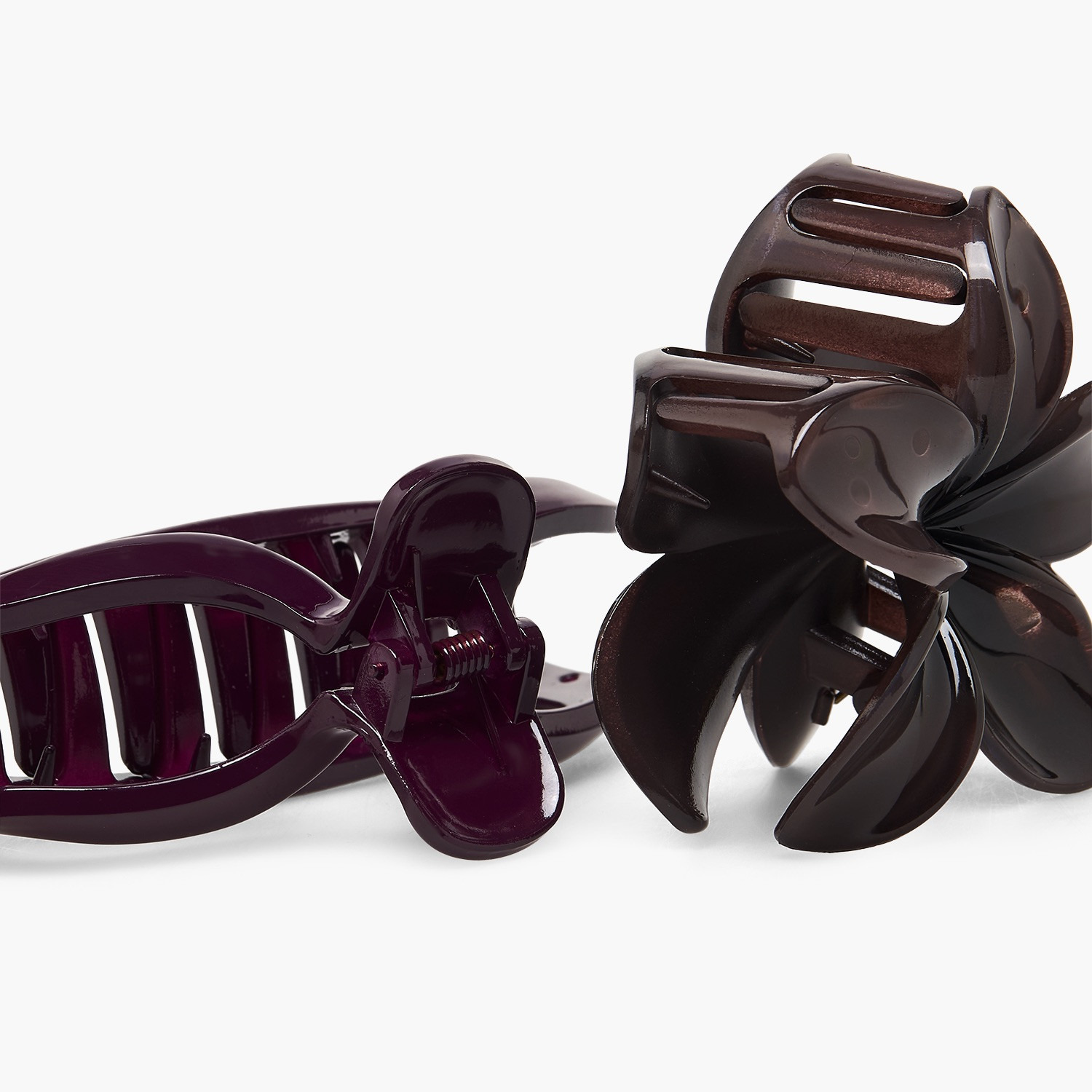 Gloo Pack of 2 Assorted Hair Clamp with Glossy Finish-women-hairaccessories-clamps-image-5