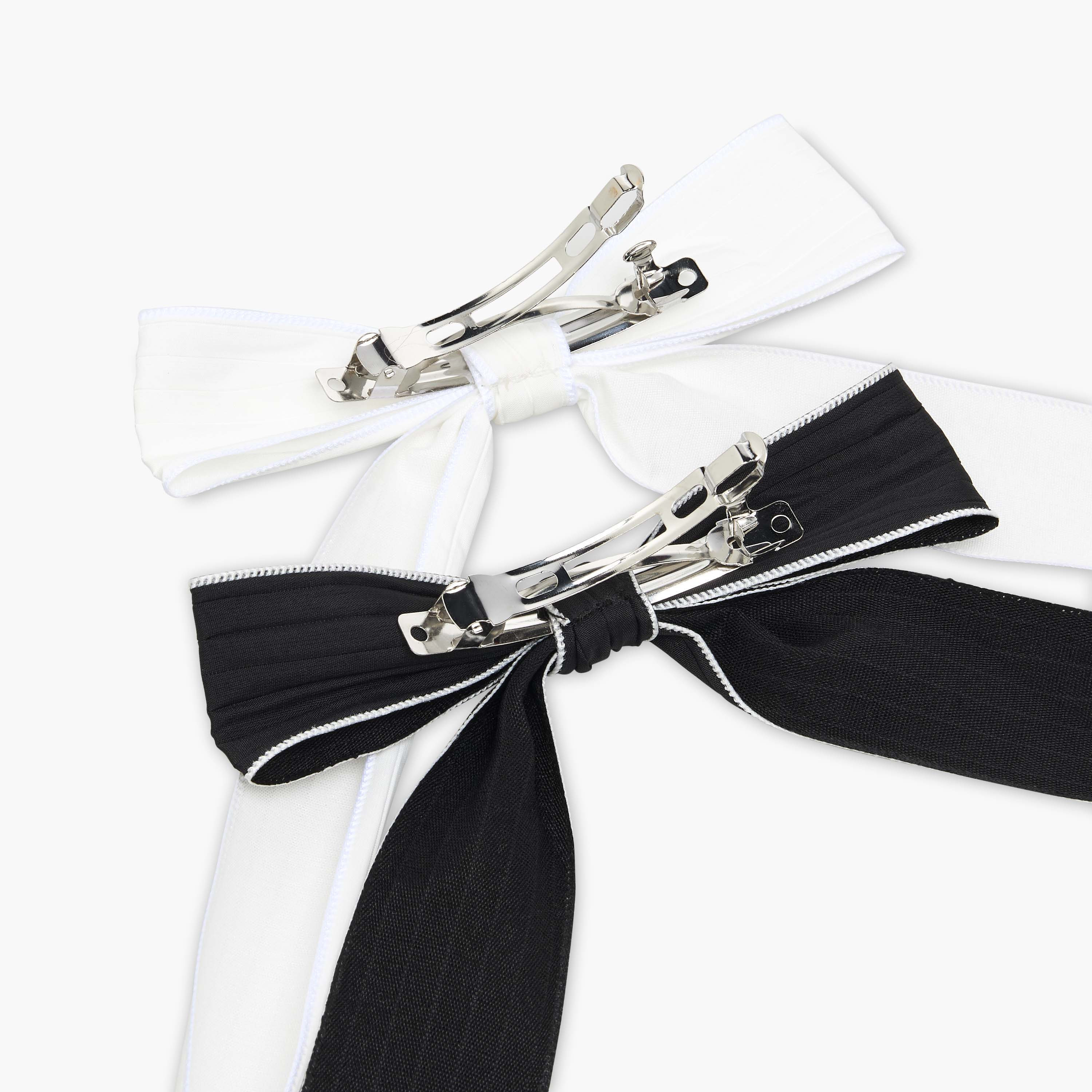 Gloo Pack of 2 Barrette Hair Clip with Bow Accent-women-hairaccessories-clips-image-6