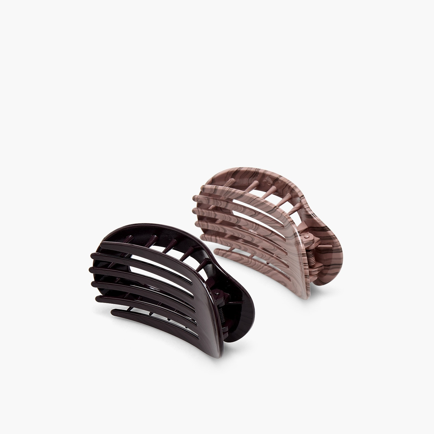 Gloo Pack of 2 Flat Hair Clamps with Matte Finish-women-hairaccessories-clamps-image-4
