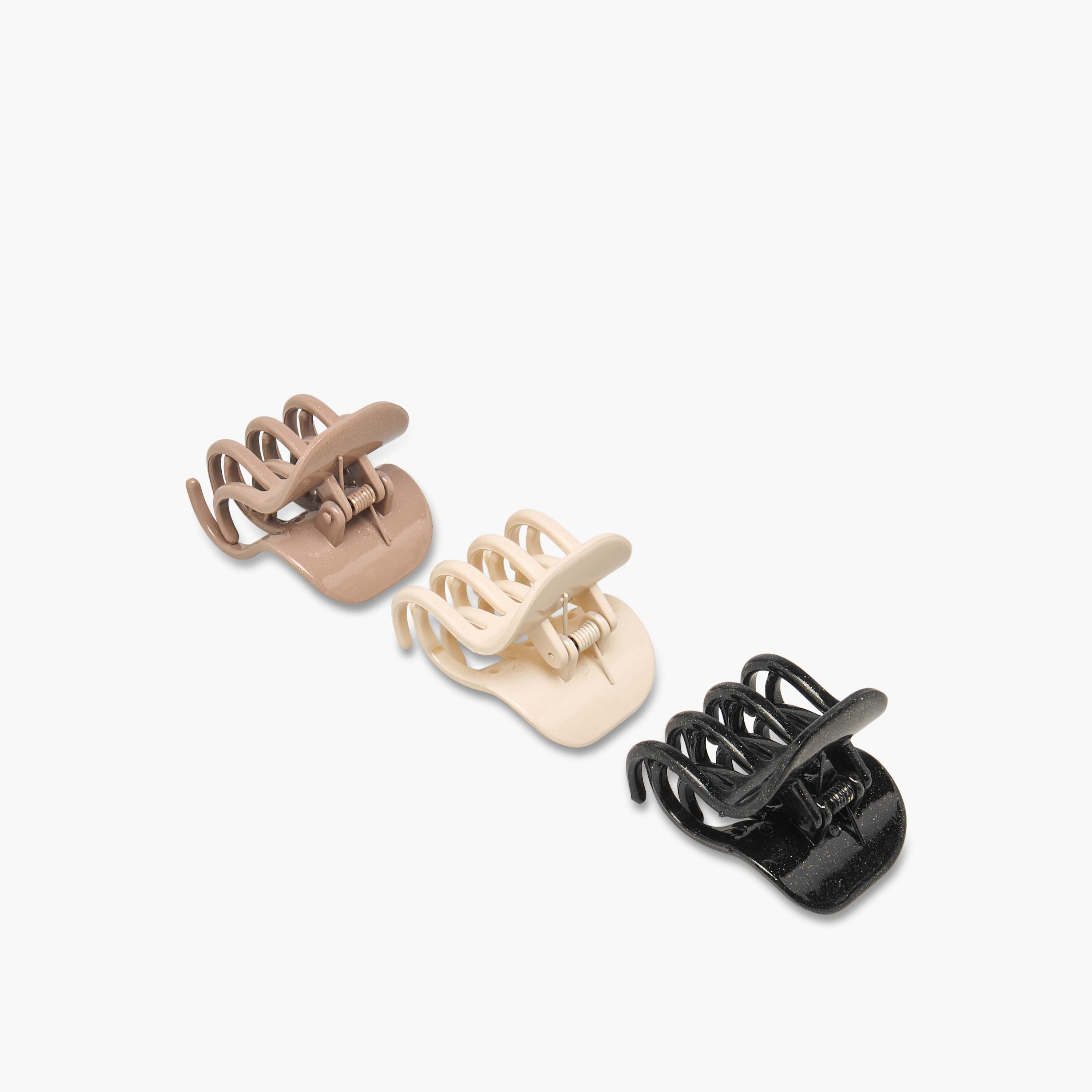 مشابك شعر بتشطيب جليتر من جلو - عبوة 3 قطع-women-hairaccessories-clamps-image-5