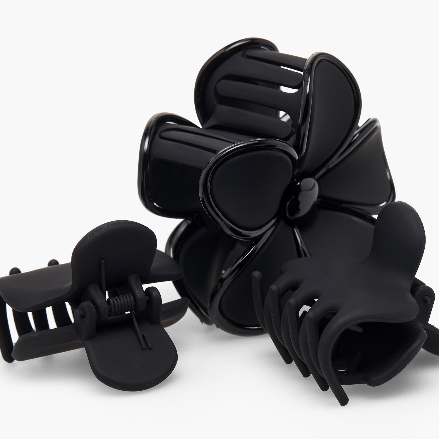Gloo Pack of 3 Assorted Hair Clamp with Matte Finish-women-hairaccessories-clamps-image-5