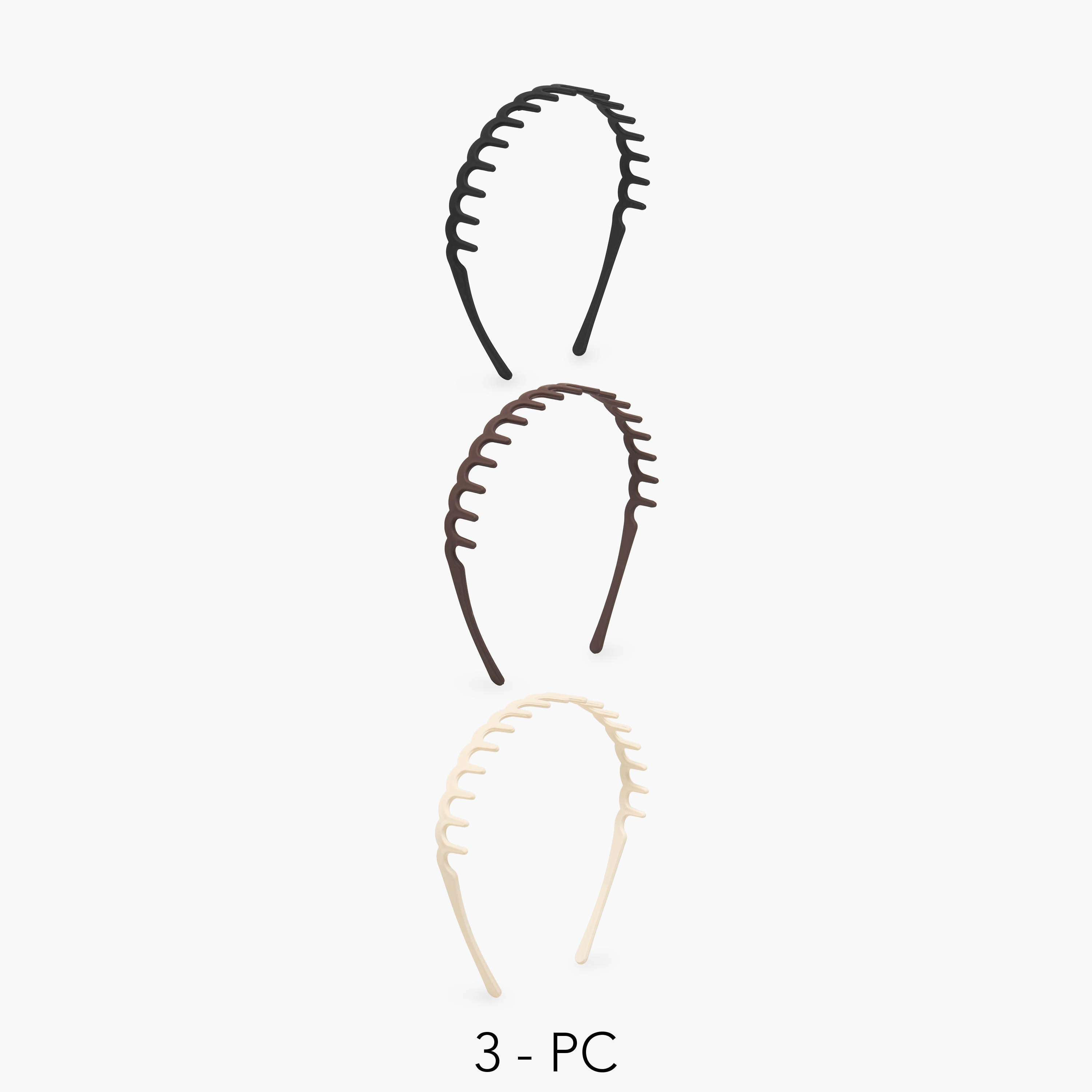 Gloo Pack of 3 Comb Hairband-women-hairaccessories-bands-image-1