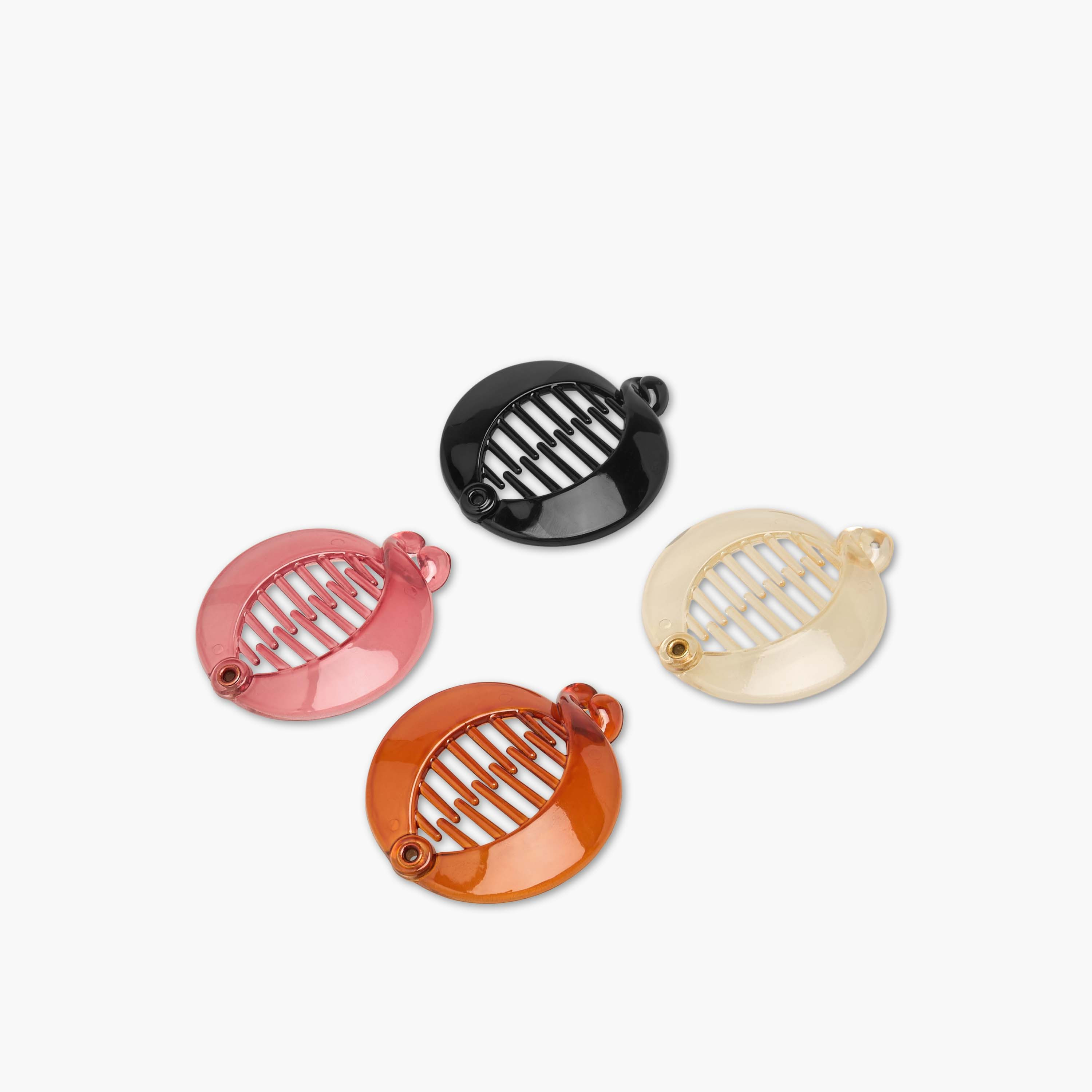 Gloo Pack of 4 Banana Hair Clip with Interlocking Design-women-hairaccessories-clamps-image-7