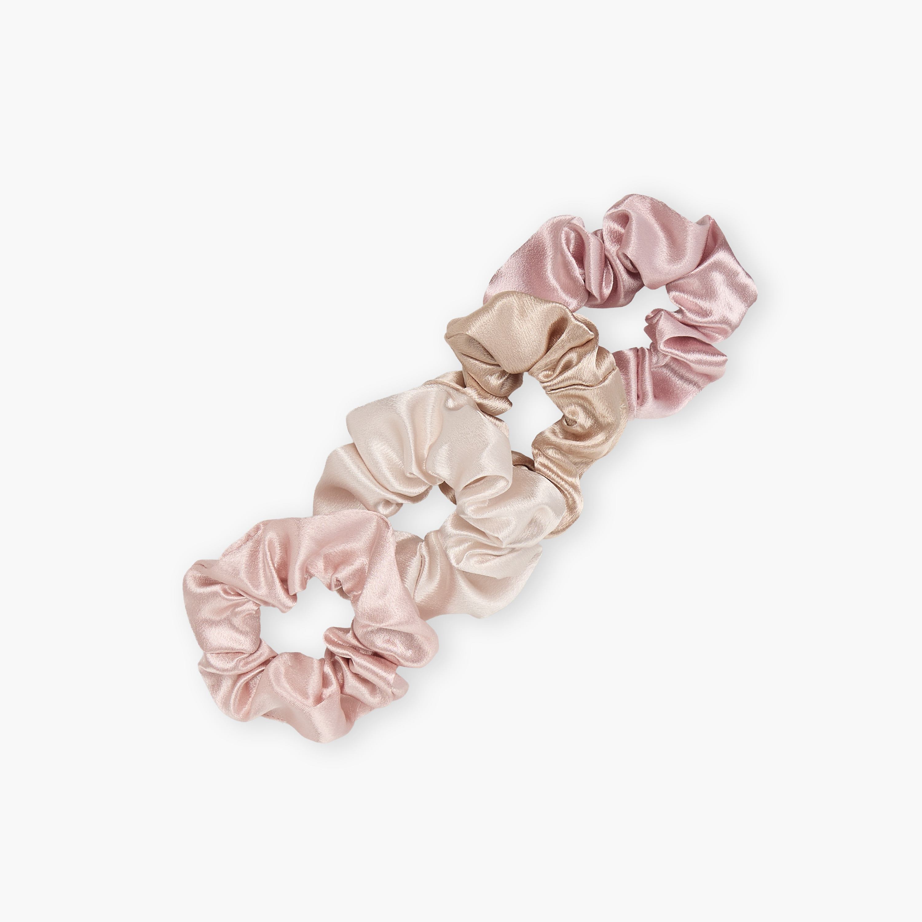Gloo Pack of 4 Satin Hair Scrunchie-women-hairaccessories-scrunchies-image-2
