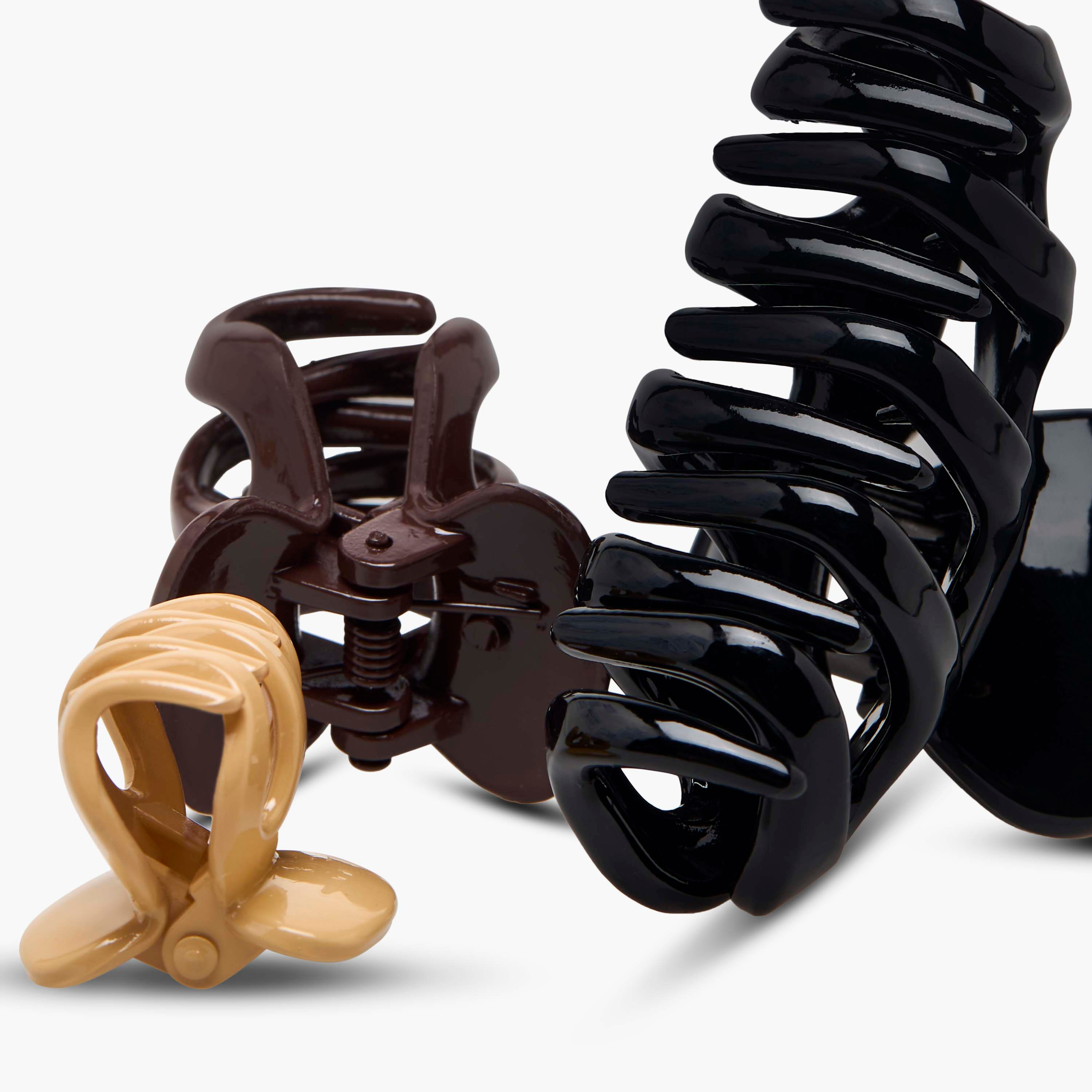 طقم مشابك شعر منحنية بفتحات 5 قطع من جلو-women-hairaccessories-clamps-image-6