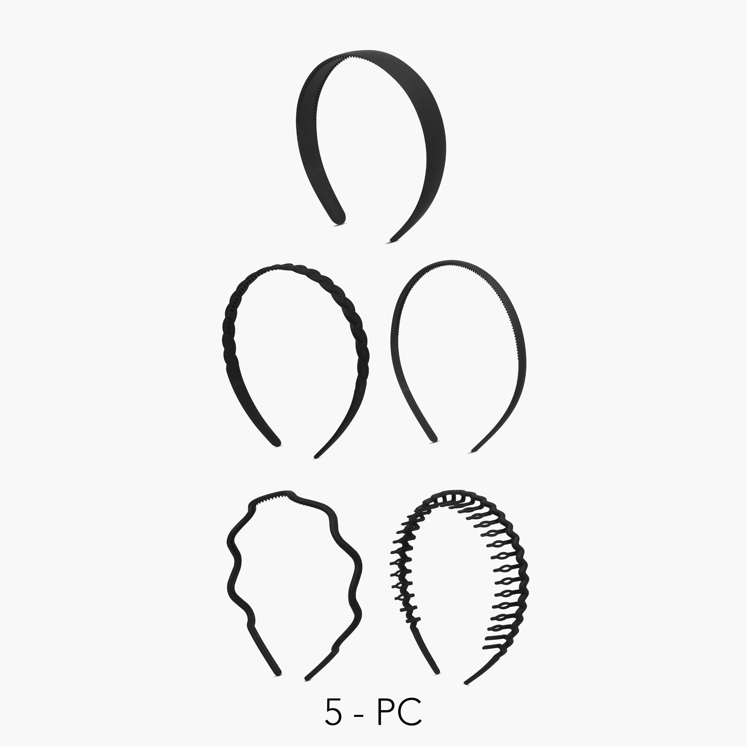 Gloo Pack of 5 Assorted Hair Band-women-hairaccessories-bands-image-1