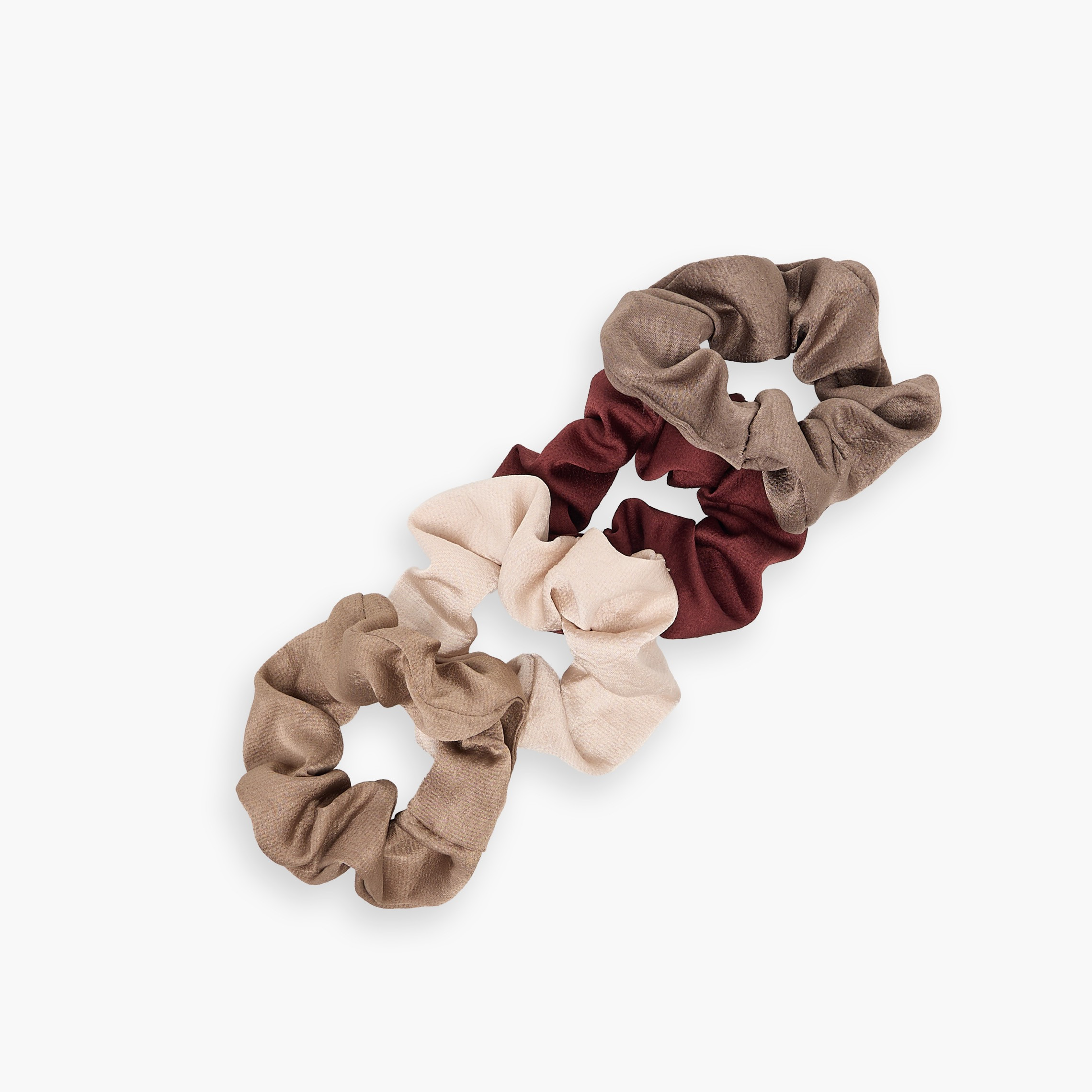 Gloo Pack of 4 Satin Hair Scrunchie-women-hairaccessories-scrunchies-image-2