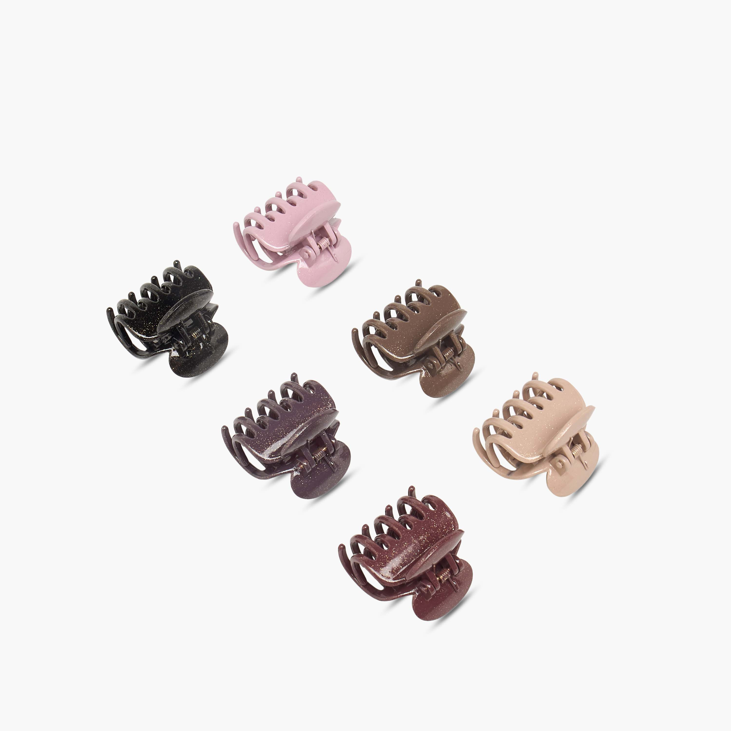 مشابك شعر منحنية بتشطيب مطفي من جلو - عبوة 6 قطع-women-hairaccessories-clamps-image-8