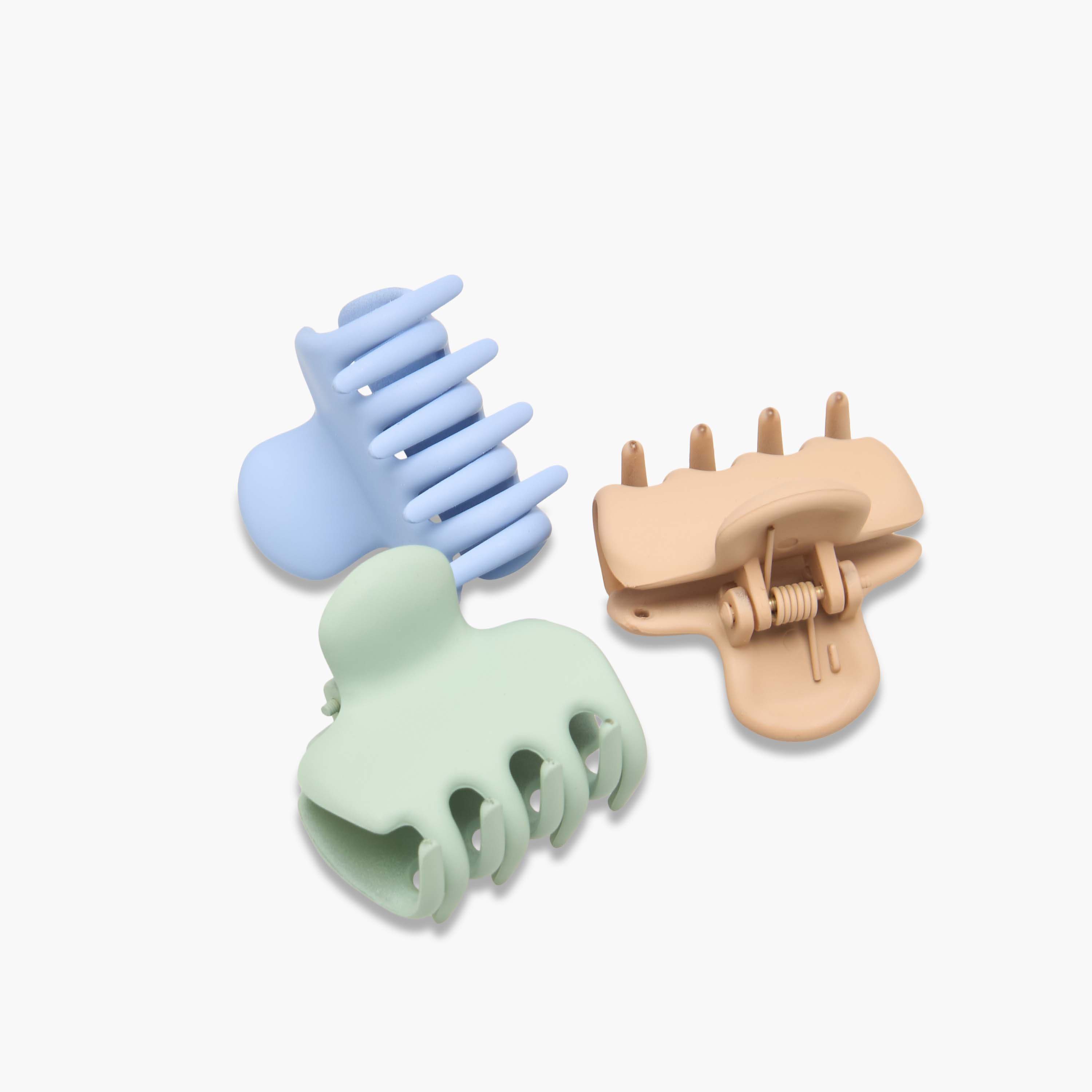 مشابك شعر منحنية بتشطيب مطفي من جلو - عبوة 6 قطع-women-hairaccessories-clamps-image-9