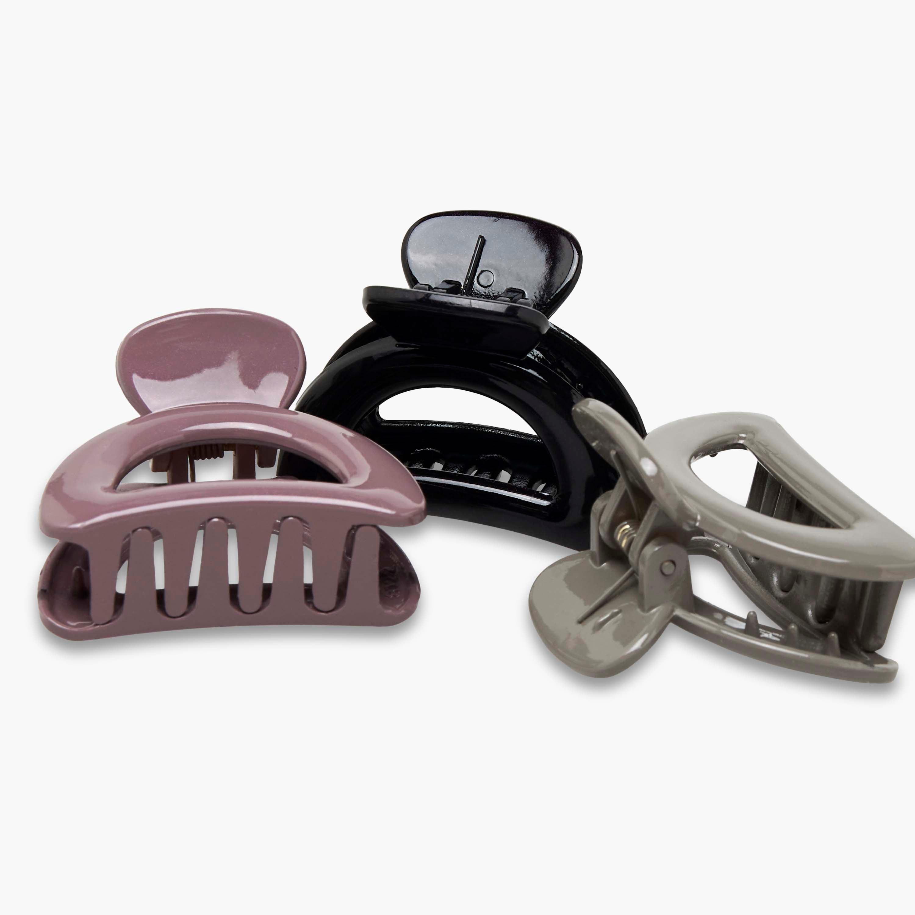 طقم مشابك شعر منحنية بتفاصيل مفرغة 6 قطع من جلو-women-hairaccessories-clamps-image-9