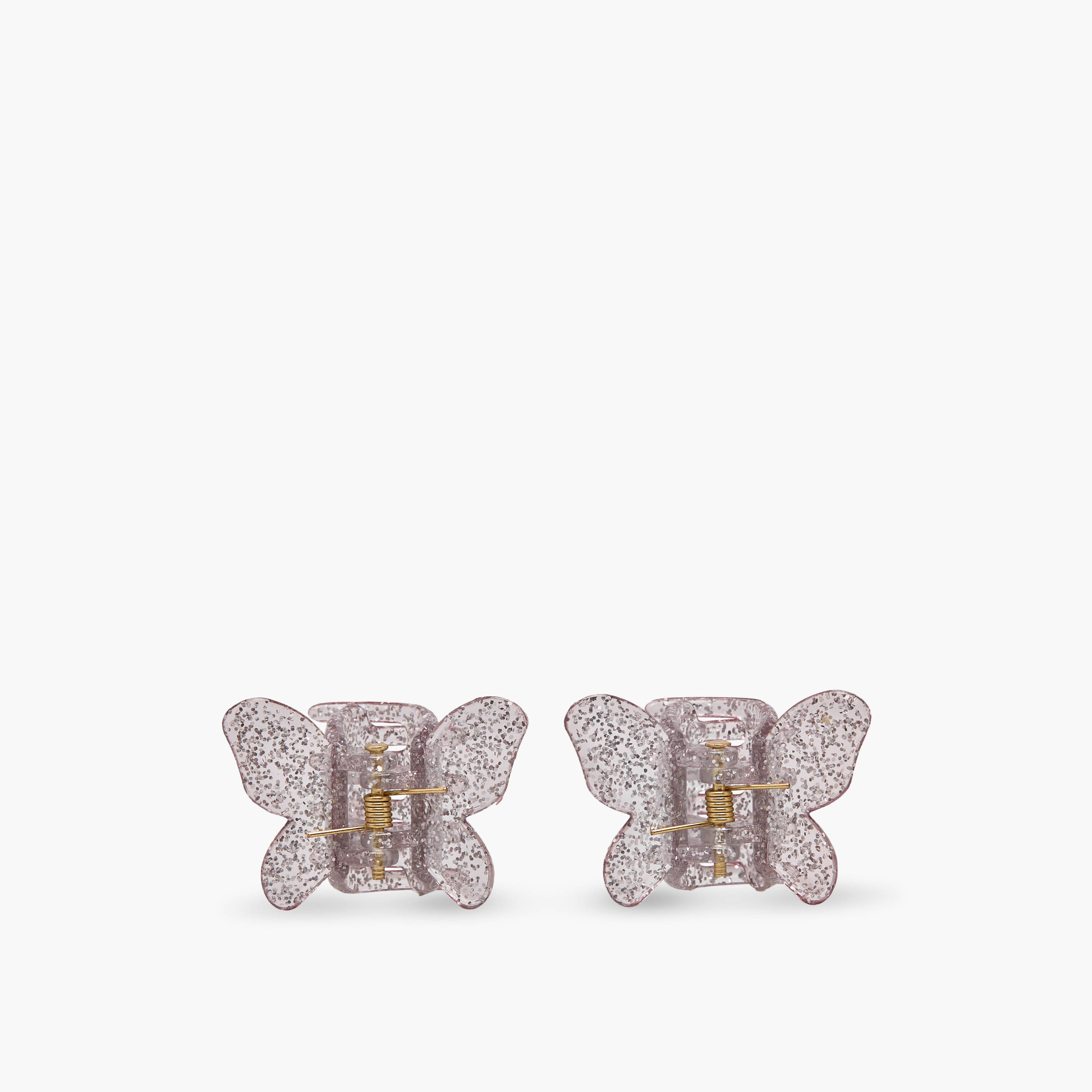 Gloo Pack of 6 Butterfly Hair Clamp with Glitter Finish-women-hairaccessories-clamps-image-3