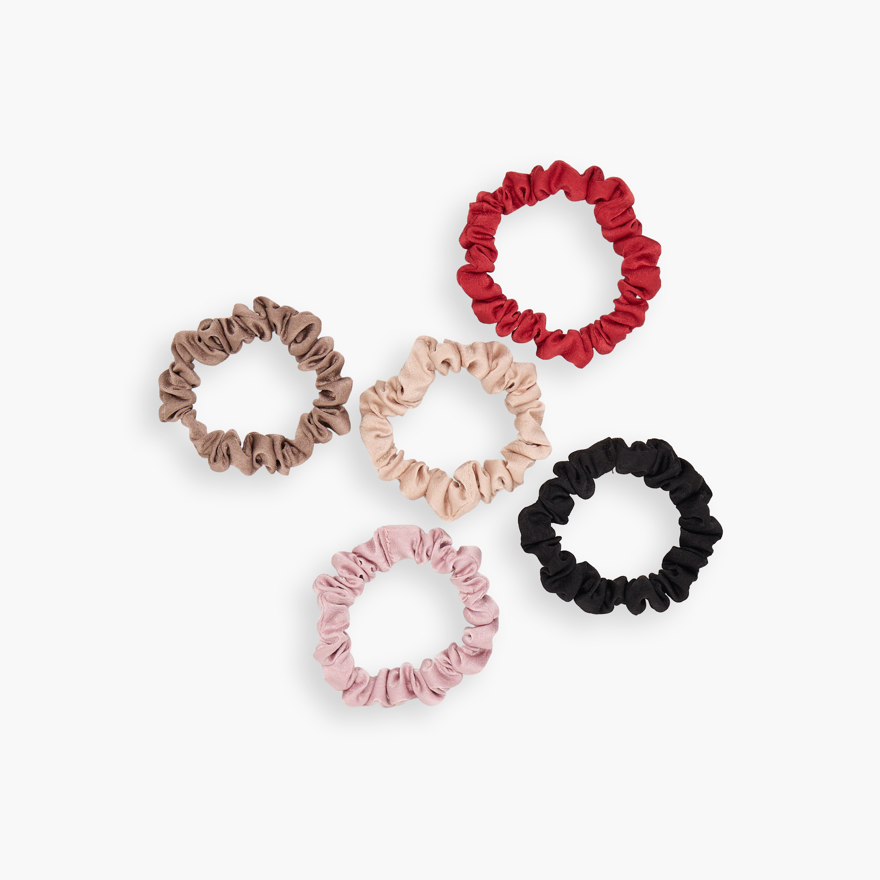 Gloo Pack of 5 Hair Scrunchie-women-hairaccessories-scrunchies-image-3
