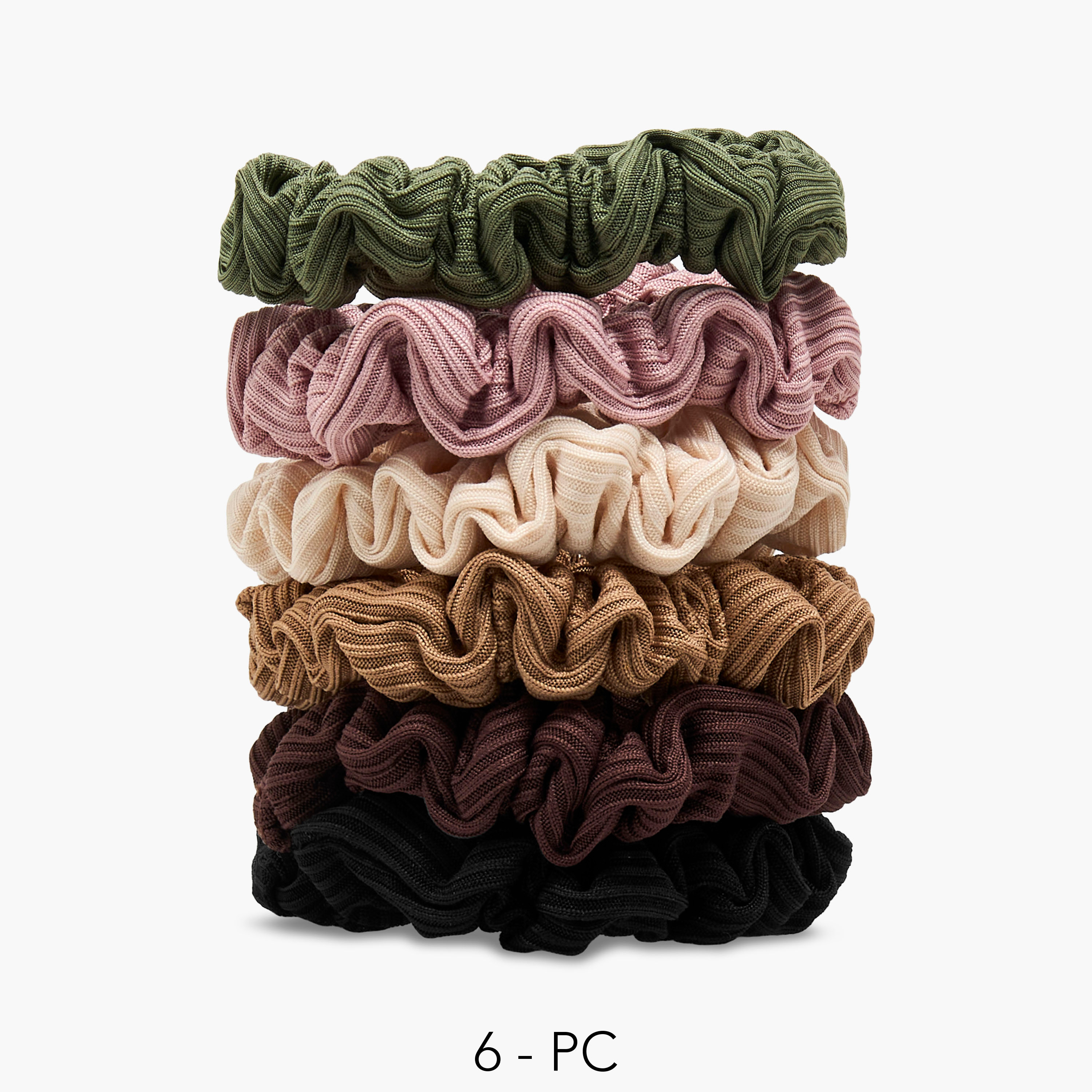 طقم ربطات شعر 6 قطع من جلو-women-hairaccessories-scrunchies-image-1