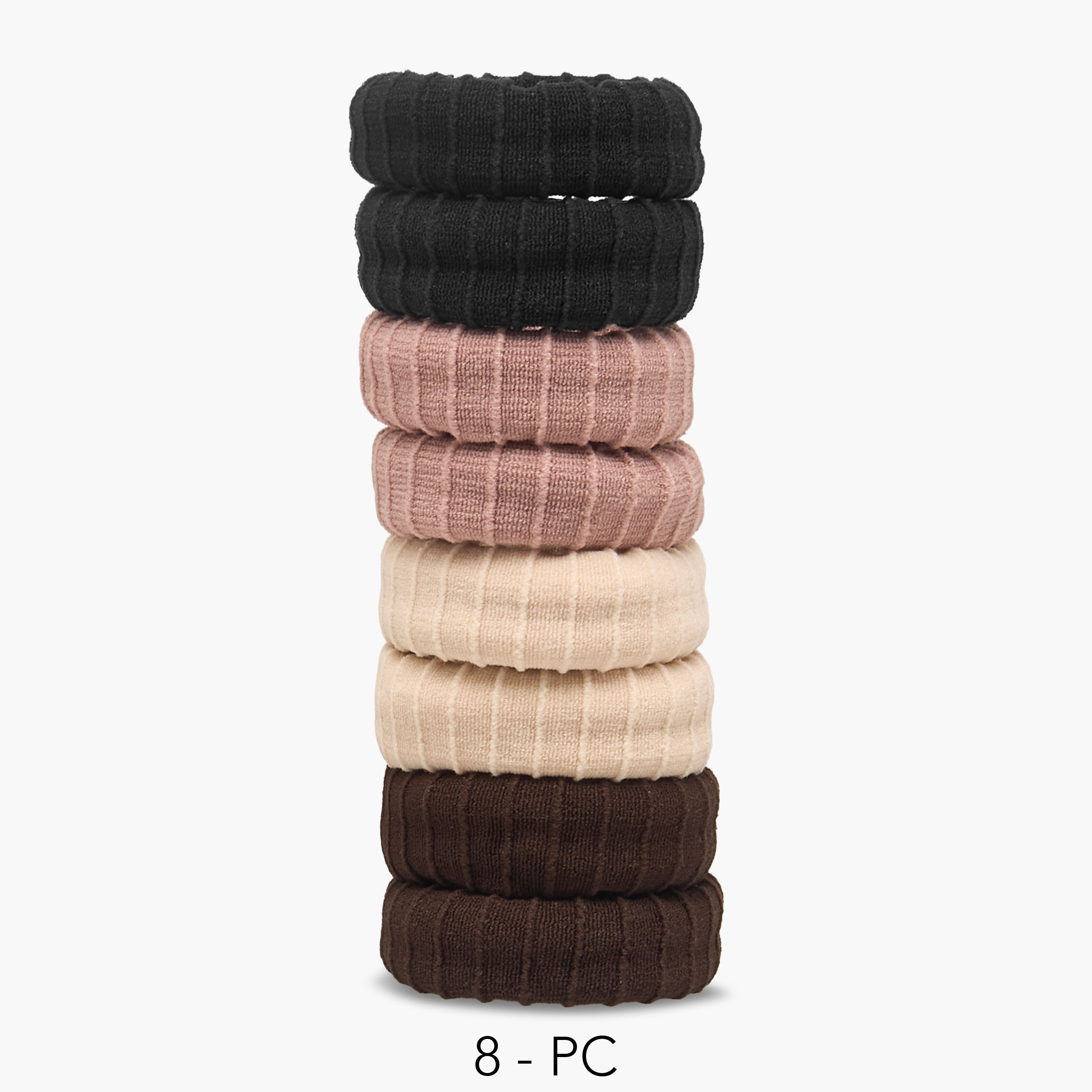 Gloo Pack of 8 Hair Tie-women-hairaccessories-scrunchies-image-1