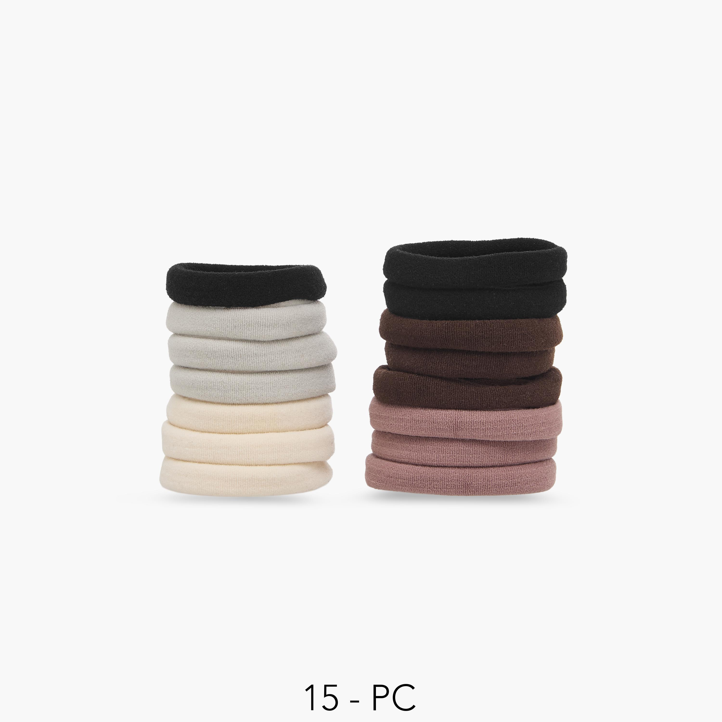 Pack of 15 Elastic Hair Ties-women-hairaccessories-scrunchies-image-1