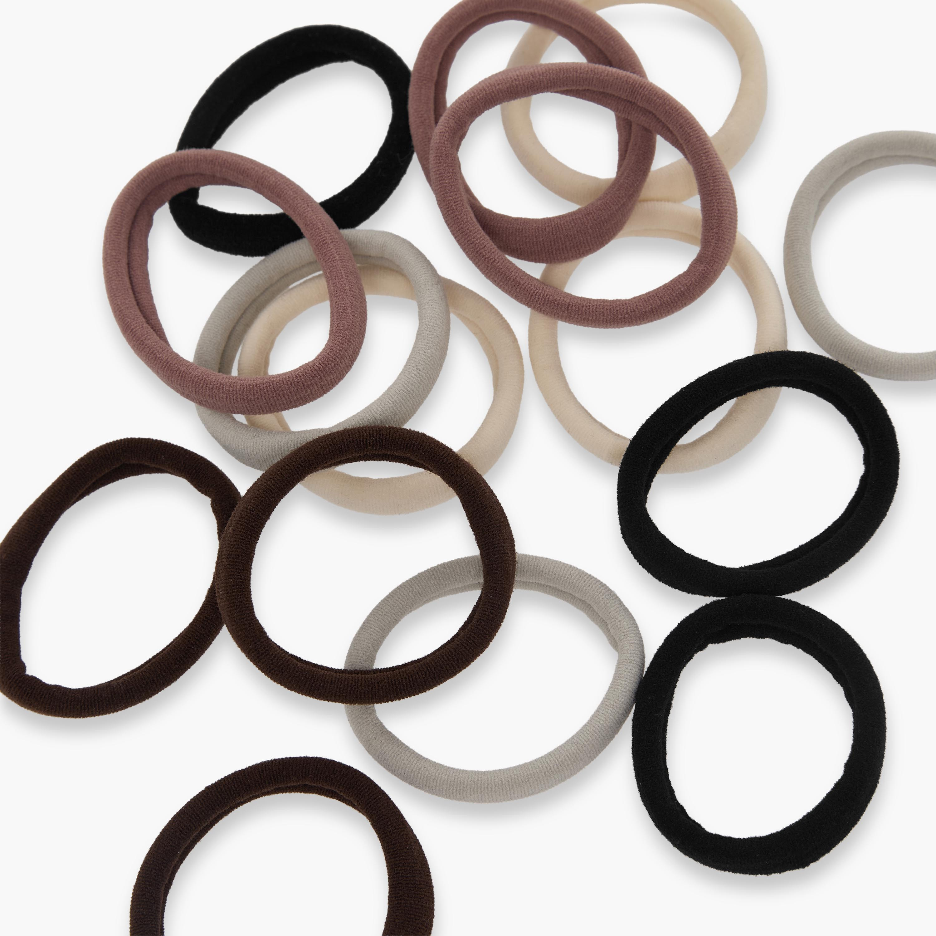 Pack of 15 Elastic Hair Ties-women-hairaccessories-scrunchies-image-4