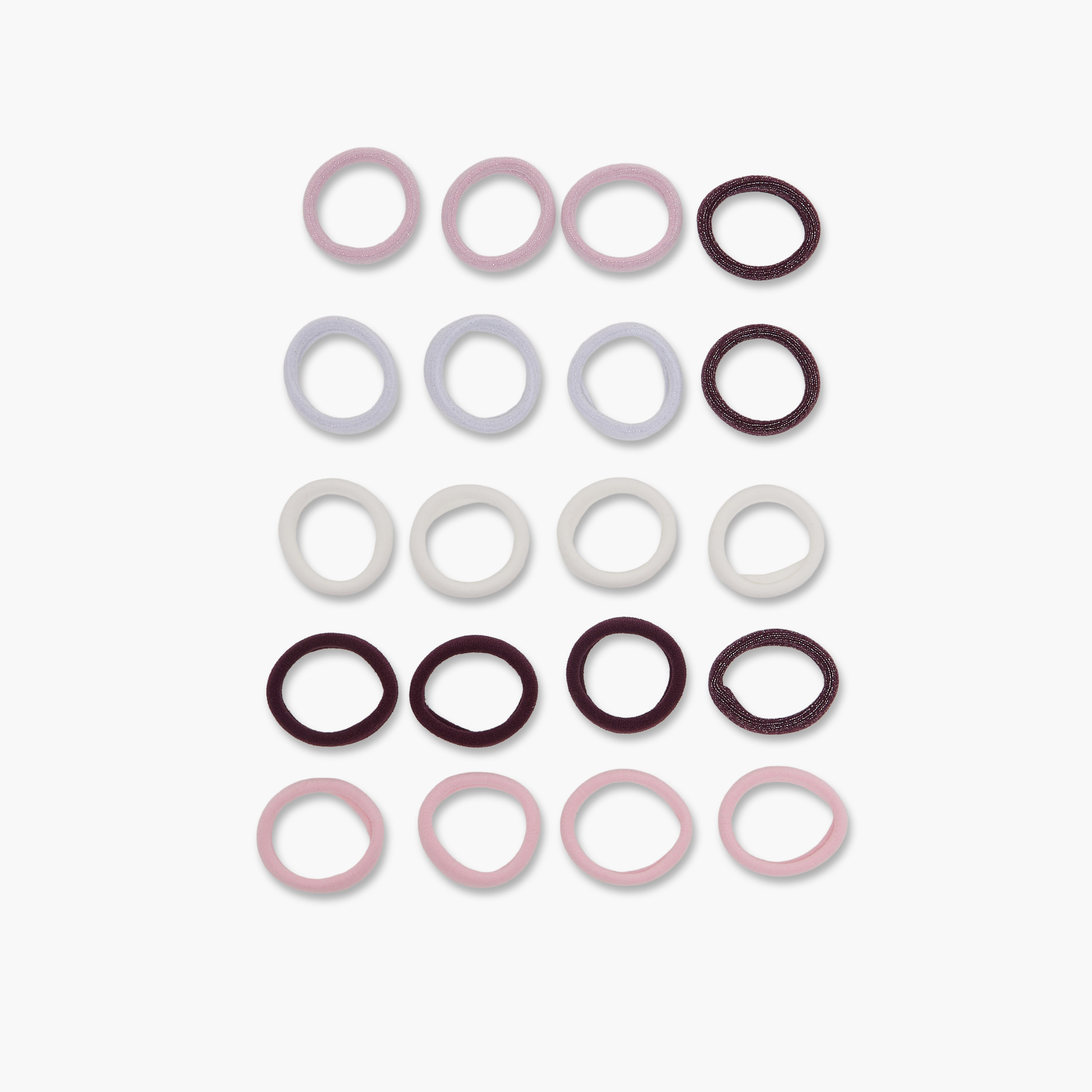 Pack of 20 Elastic Hair Ties-women-hairaccessories-scrunchies-image-3