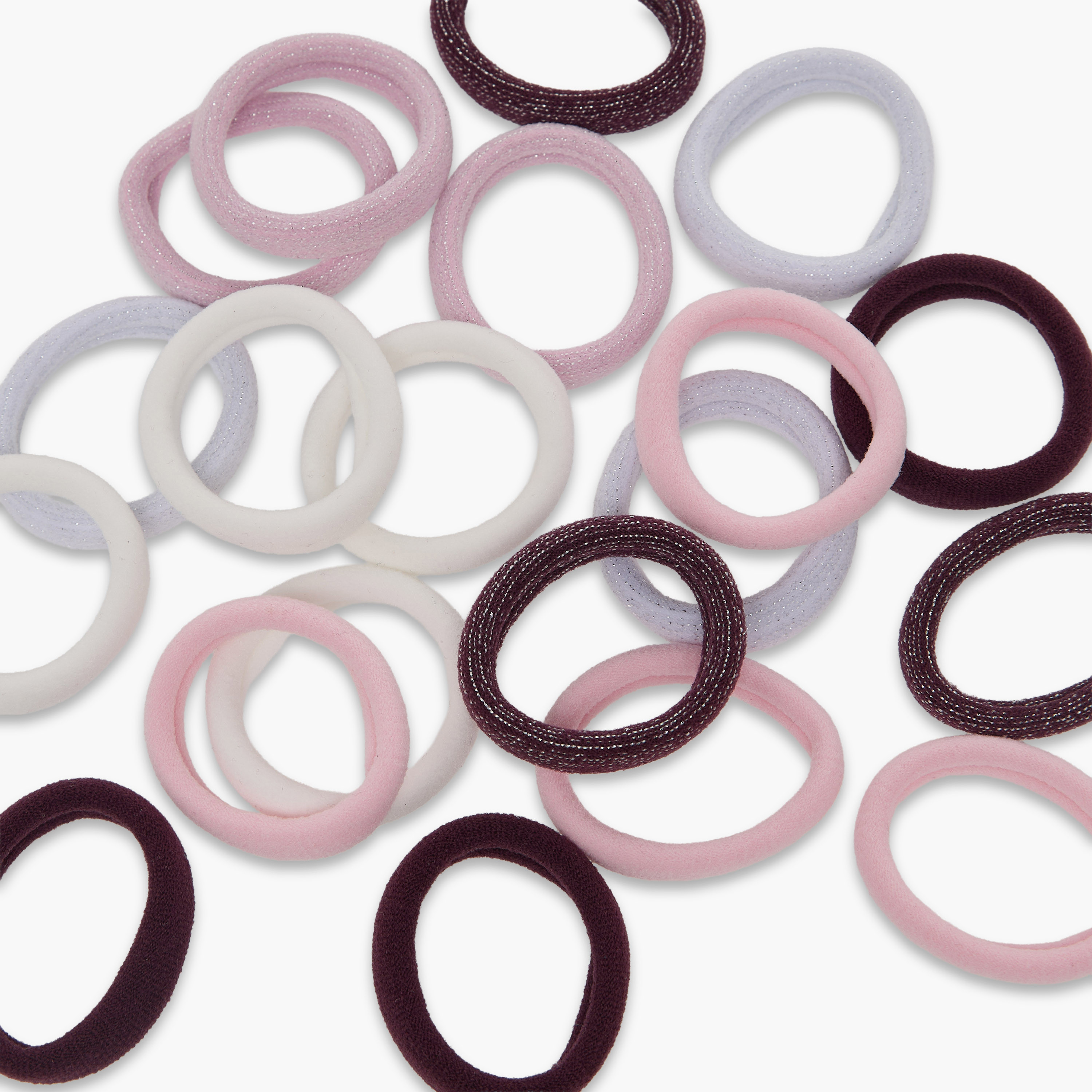 Pack of 20 Elastic Hair Ties-women-hairaccessories-scrunchies-image-4
