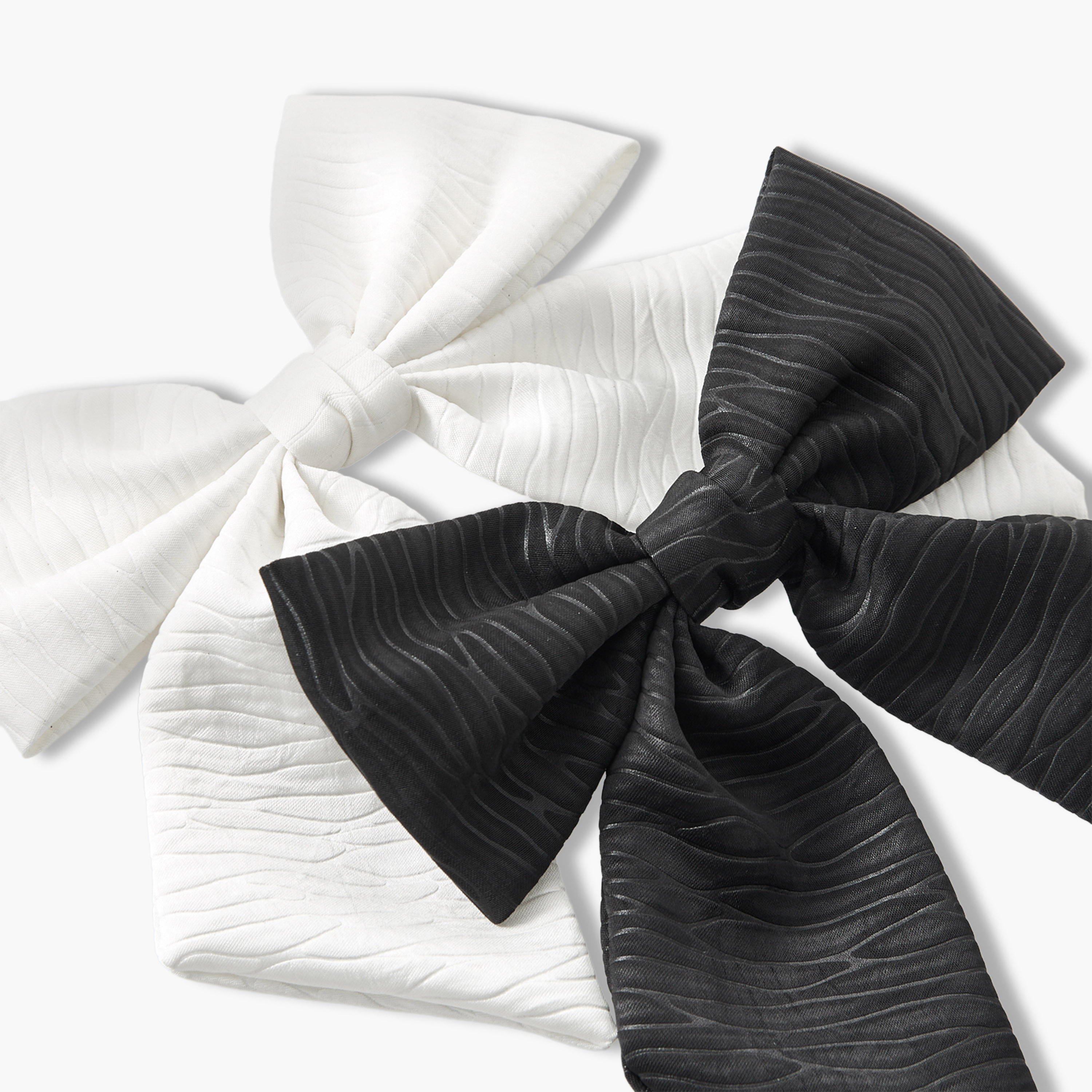Pack of 2 Bow Barrette Hair Clamp-women-hairaccessories-clips-image-6