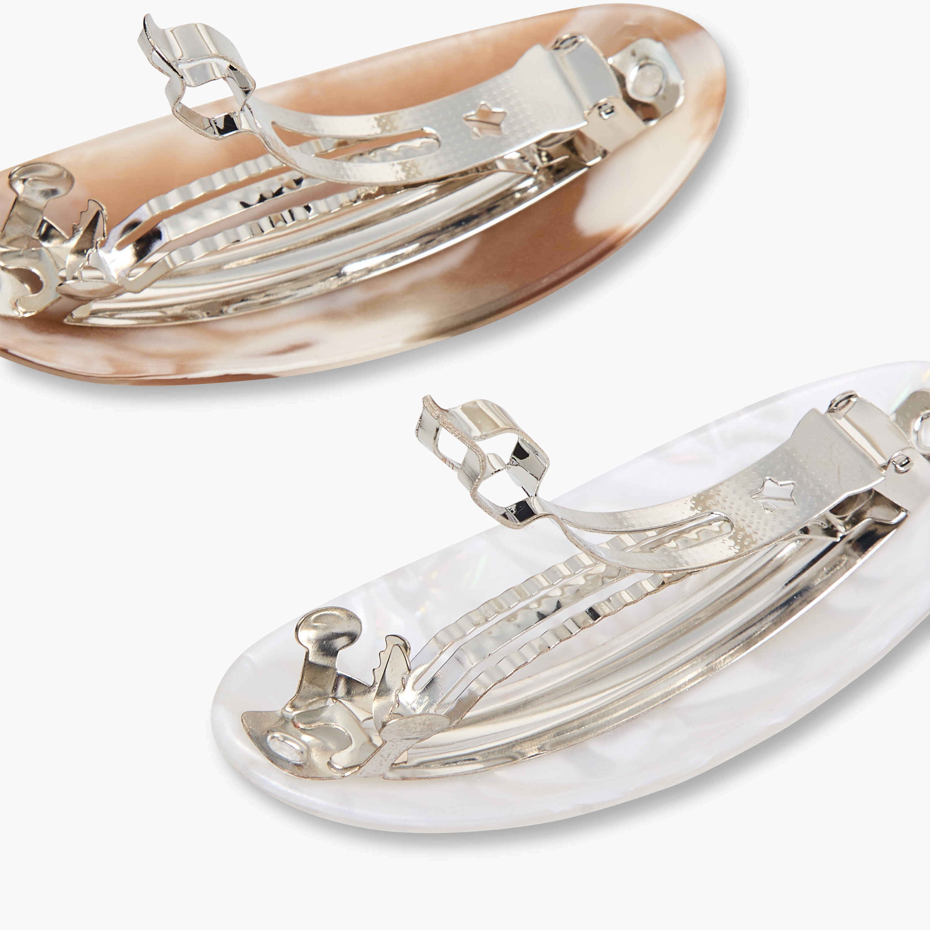 طقم من 2 - مشبك شعر باريت بيضاوي بلمسة نهائية رخامية-women-hairaccessories-clamps-image-5