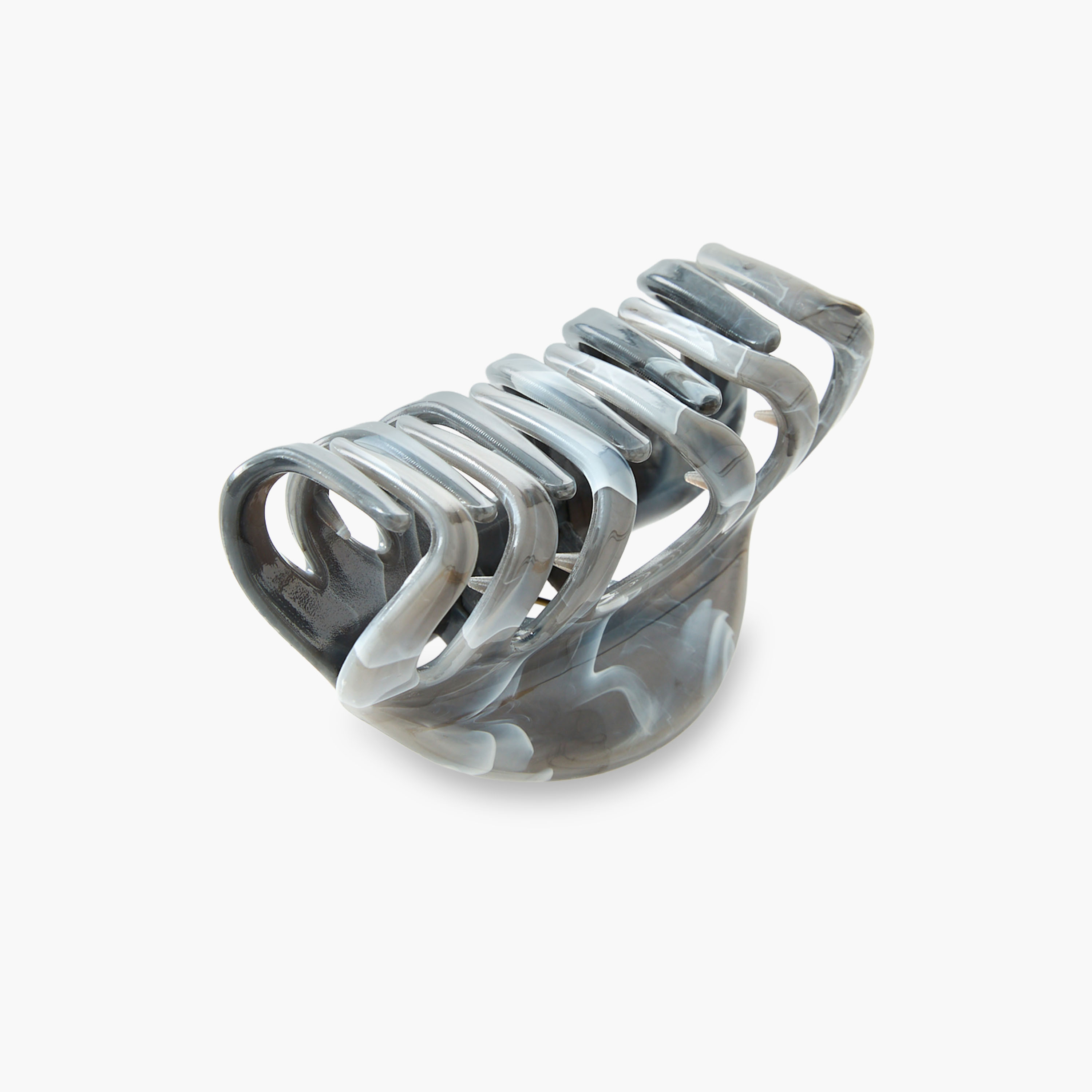 Pack of 2 Claw Hair Clamp with Marble Pattern-women-hairaccessories-clamps-image-5